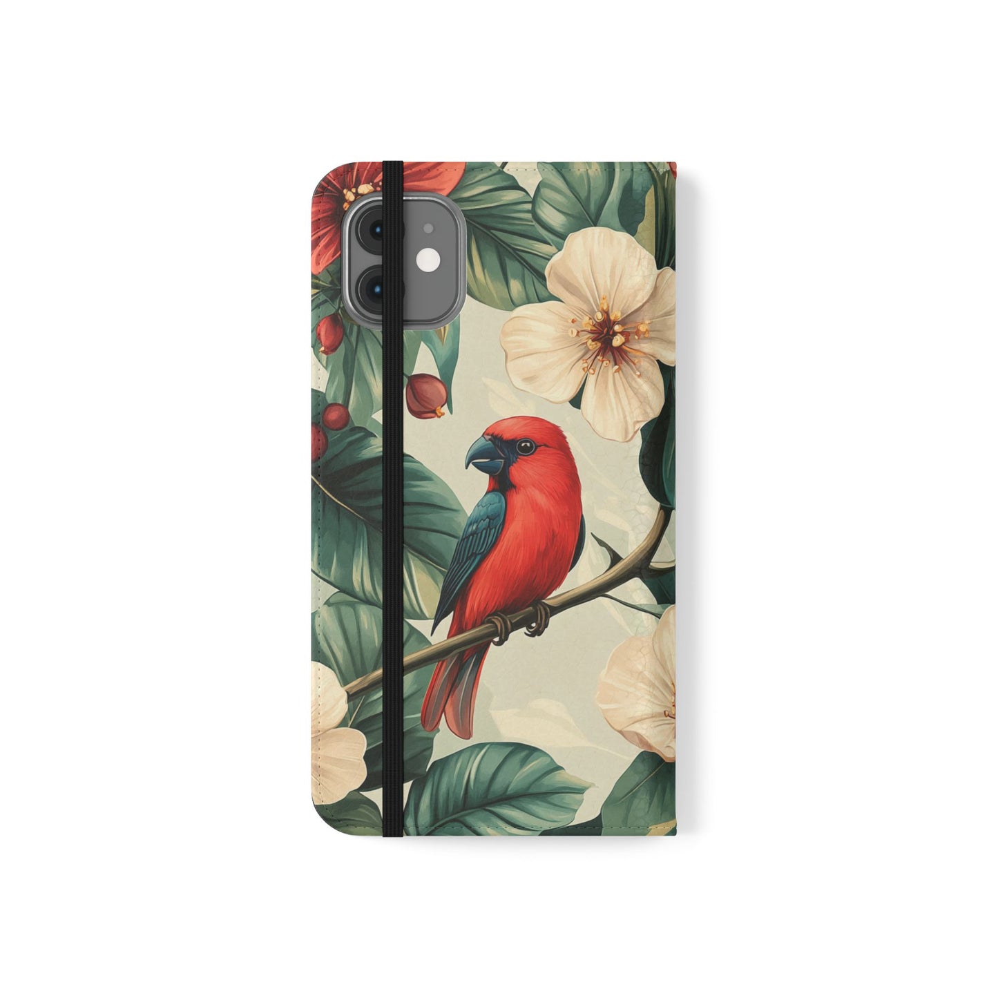 Scarlet Songbird - Wallet Flip Case