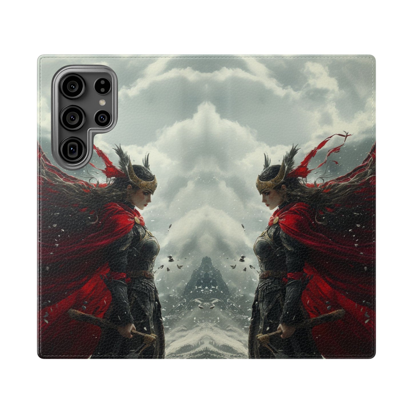 Freya Crimson Valkyrie - Wallet Flip Case