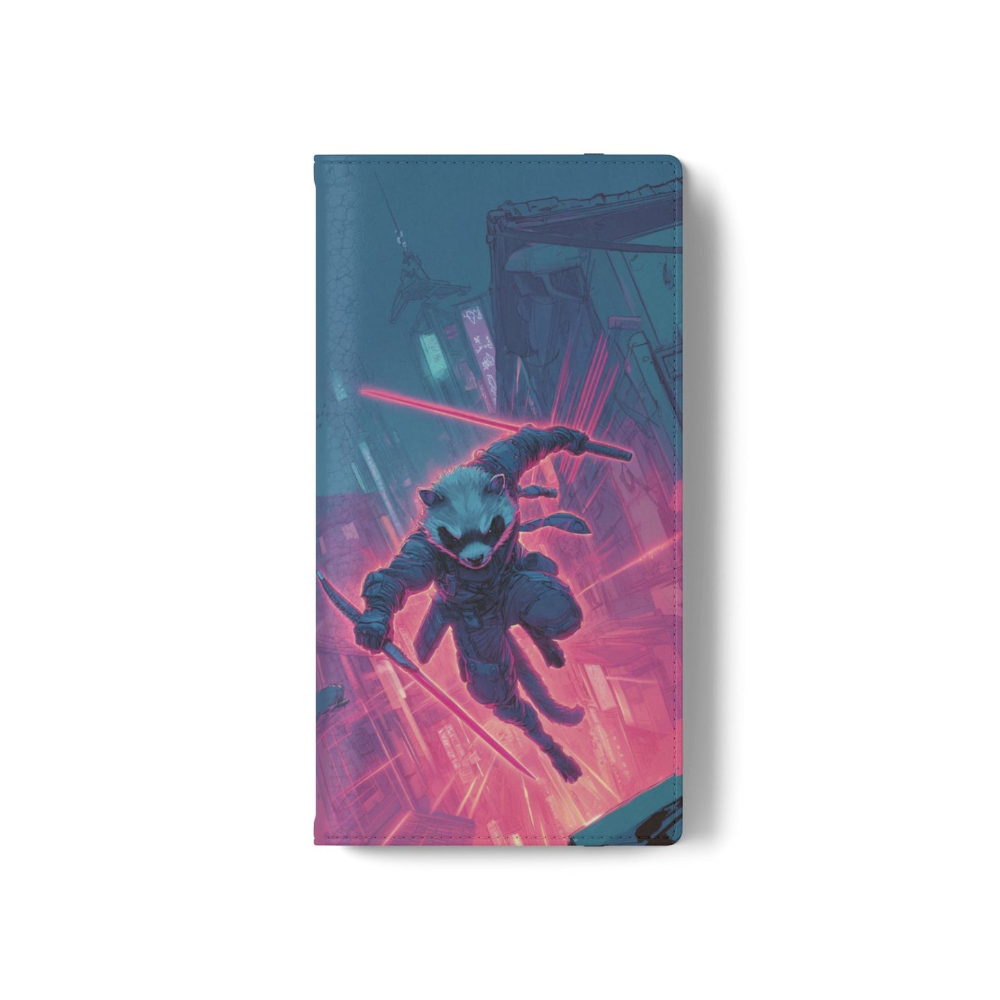 Cyberpunk Ferret - Wallet Flip Case