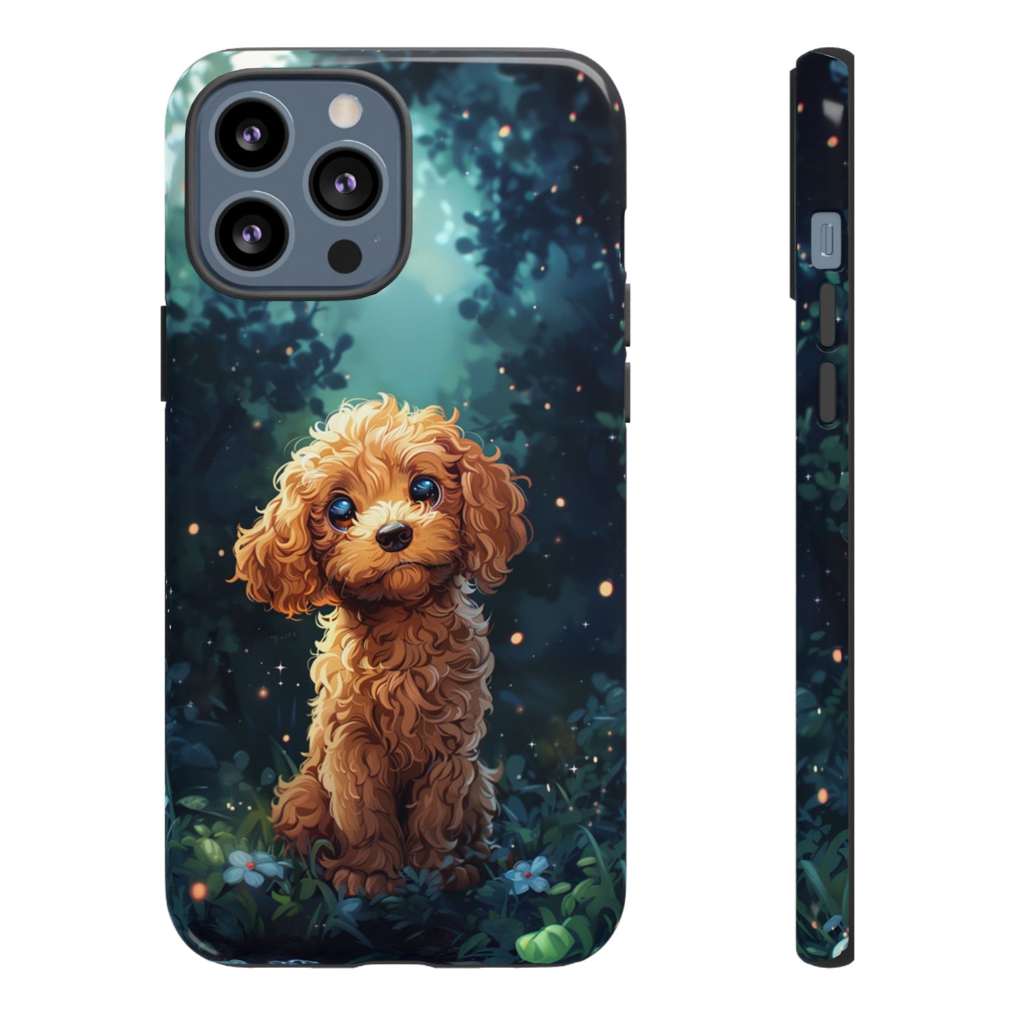 Forest Poodle - Tough iPhone Case