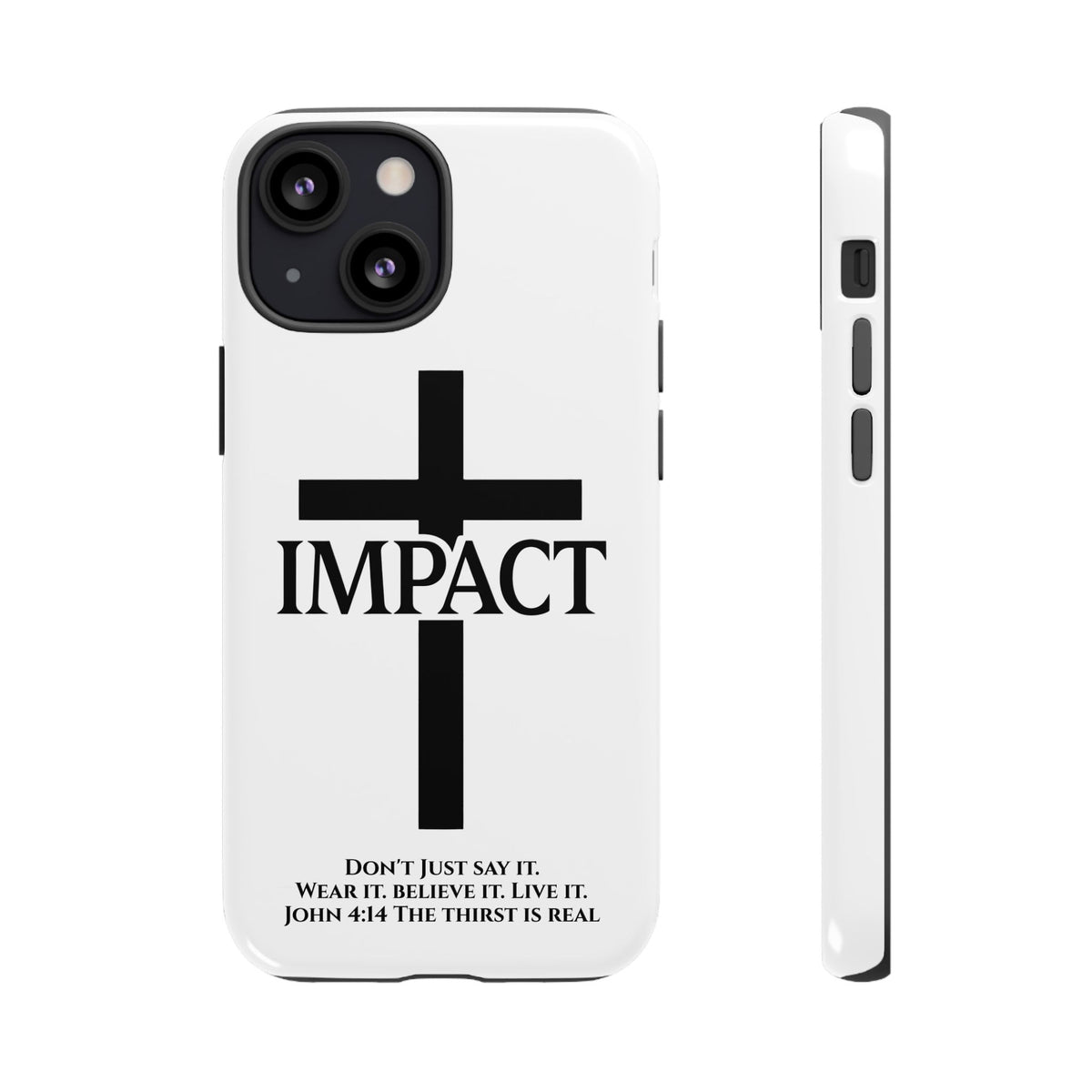 Impact White - Tough iPhone Case