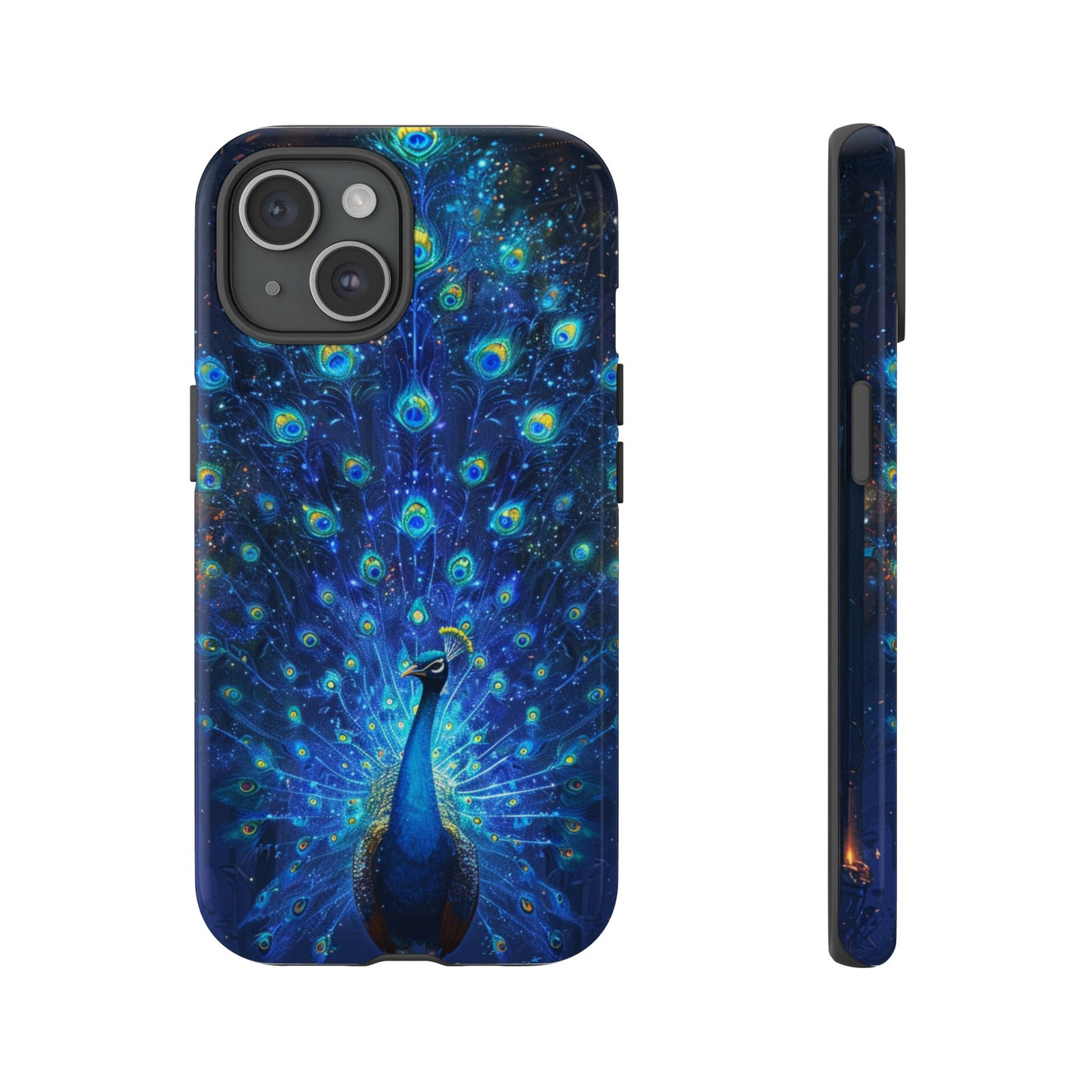 Starlit Peacock Majesty – Tough iPhone Case