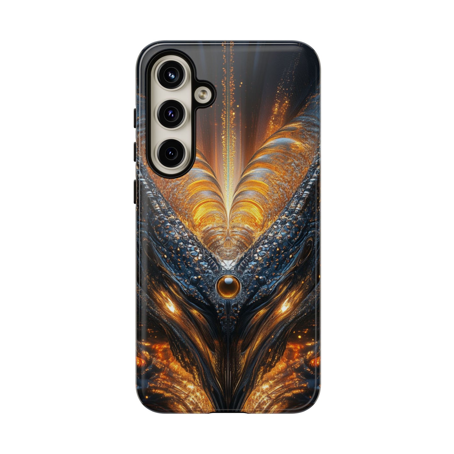 Obsidian Flare Fractal – Tough Samsung Galaxy Case