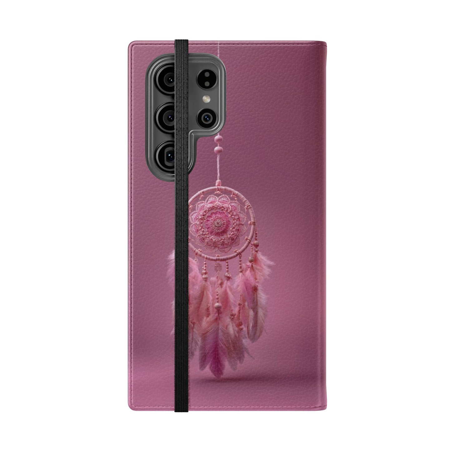 Pink Lace Dreamcatcher - Wallet Flip Case