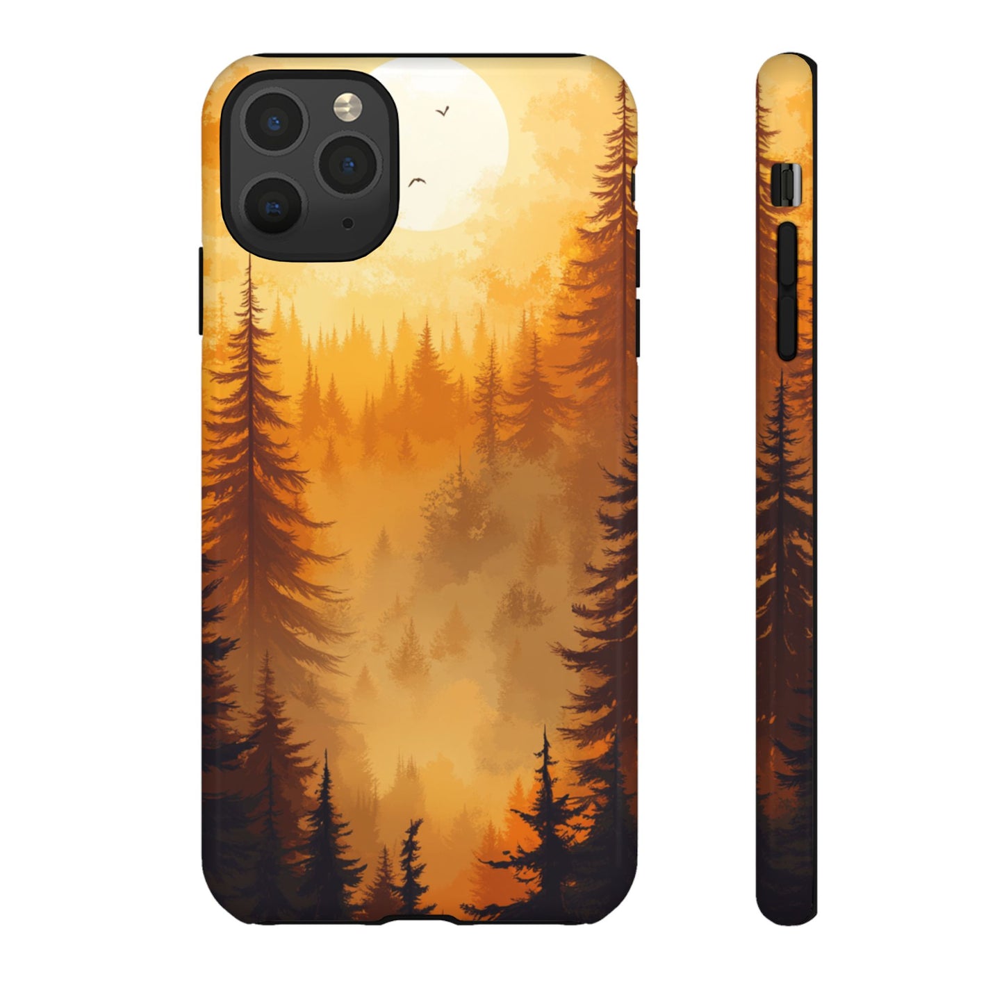 Golden Forest Silhouette – Tough iPhone Case