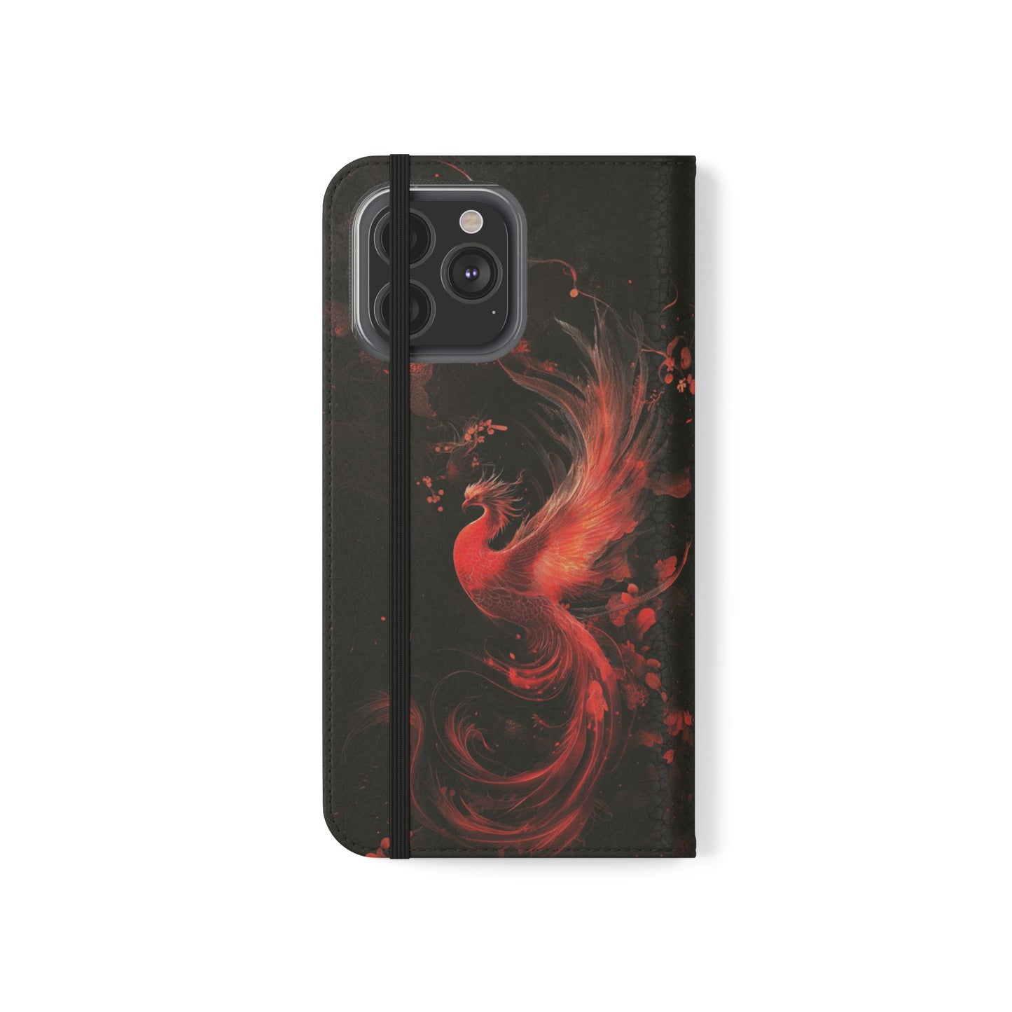 Crimson Phoenix - Wallet Flip Case