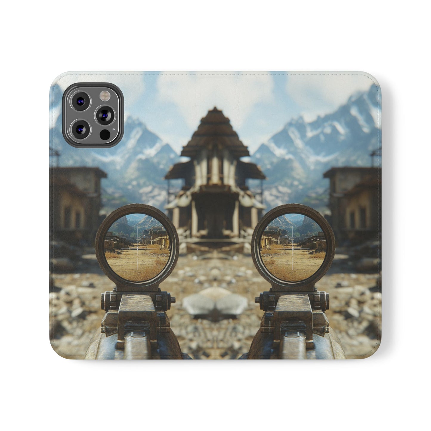 Desert Sniper Focus - Wallet Flip Case