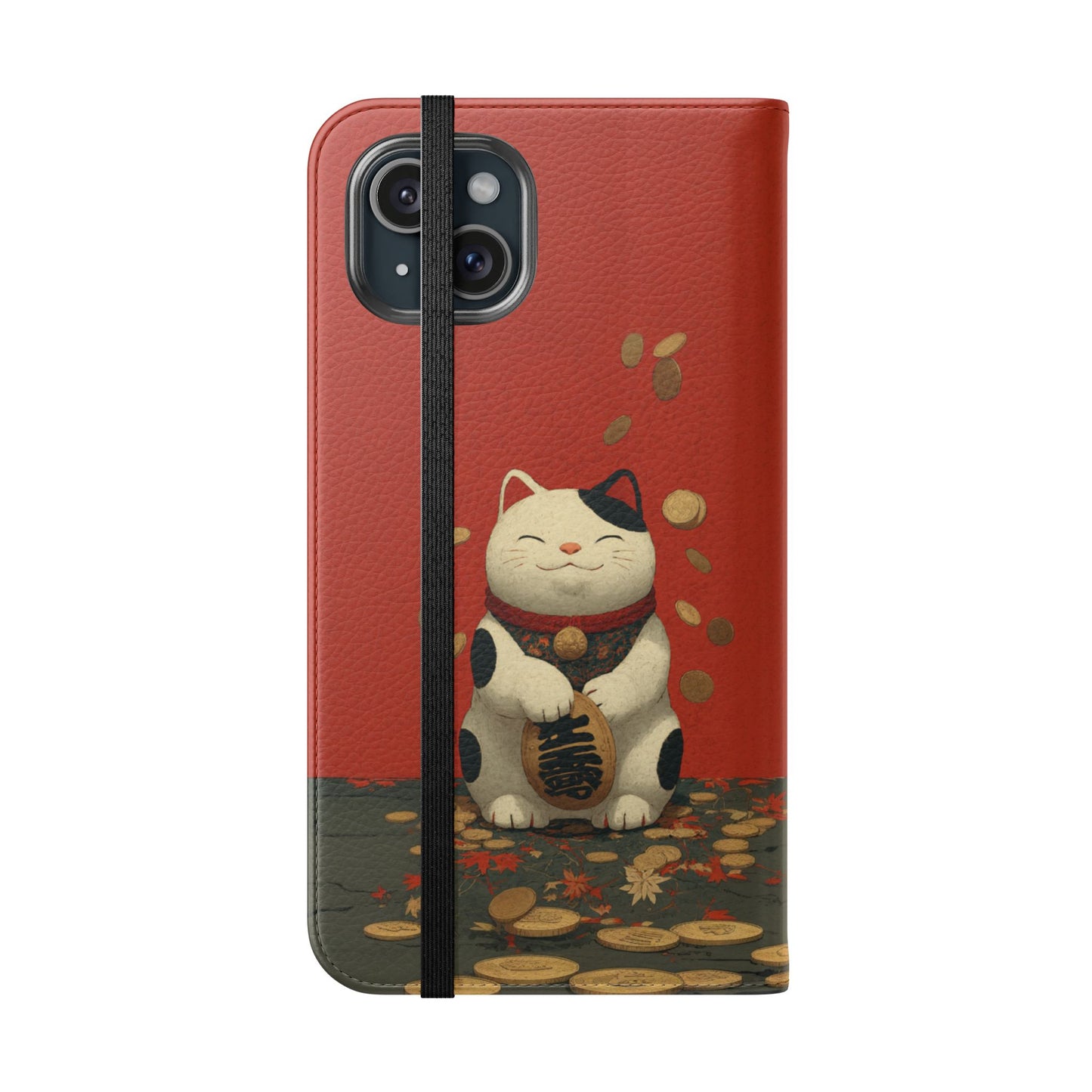 Lucky Cat - Wallet Flip Case