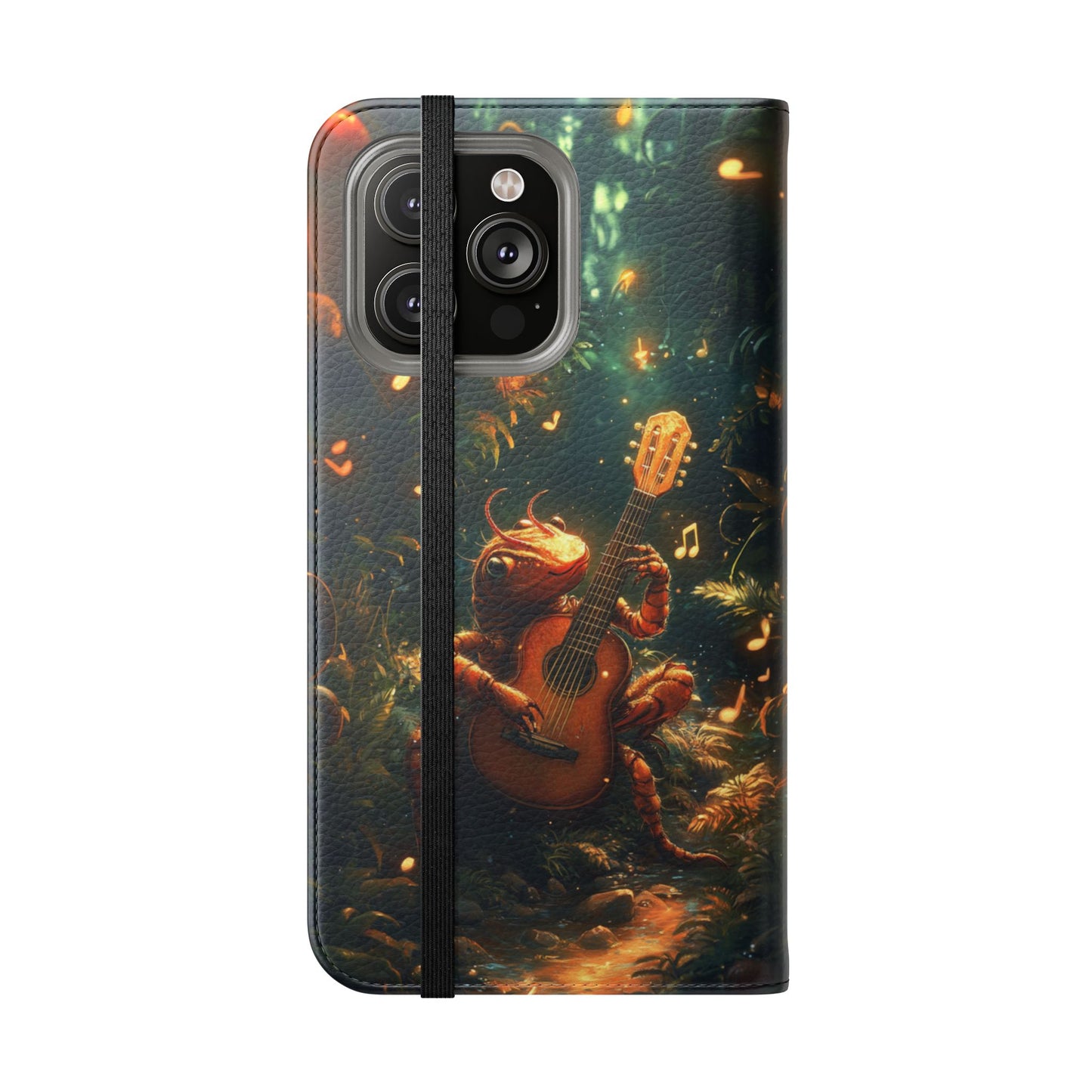 Serenade Forest Guitarist - Wallet Flip Case