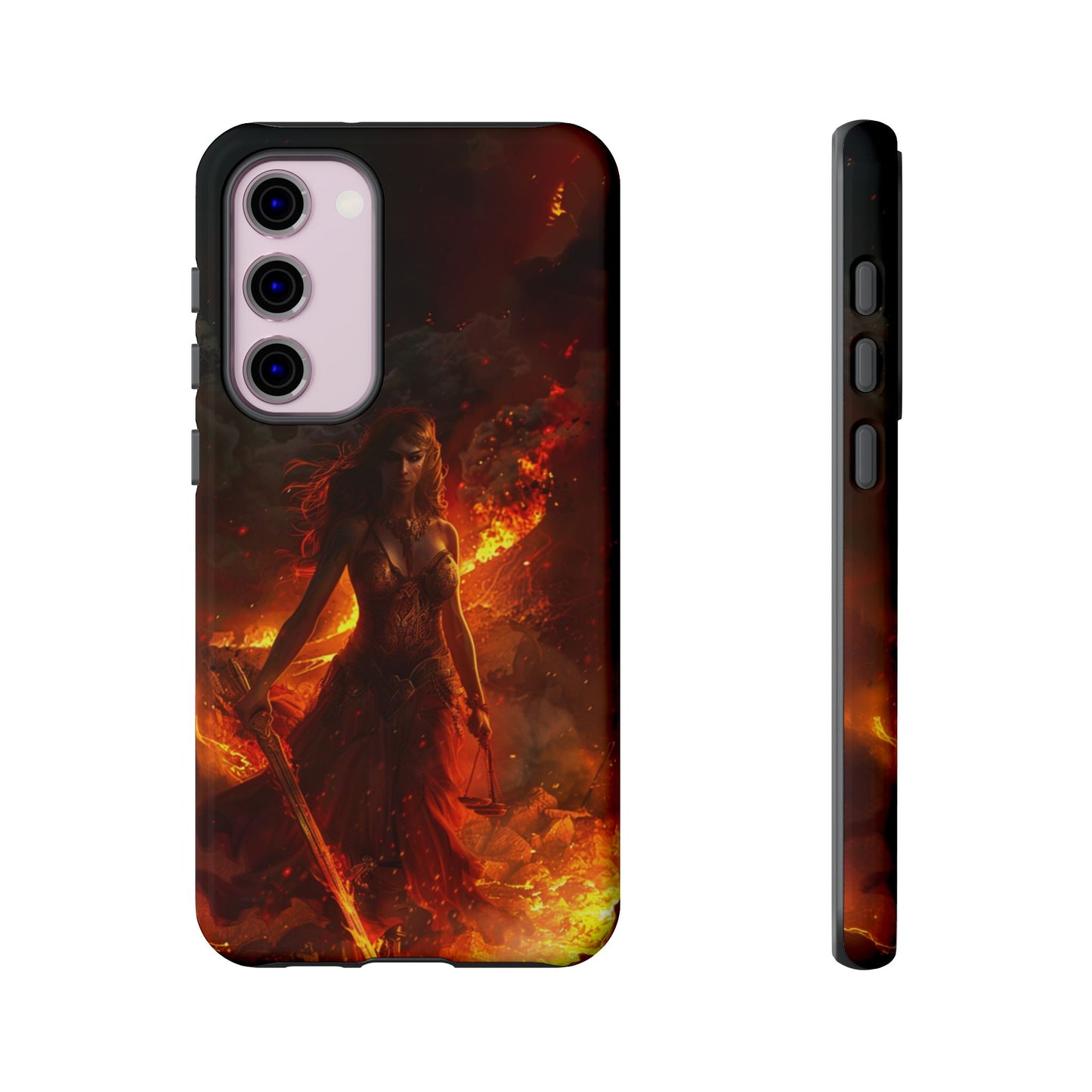 Fiery Goddess Nemesis Phone Case - iPhone, Google Pixel, Samsung Galaxy