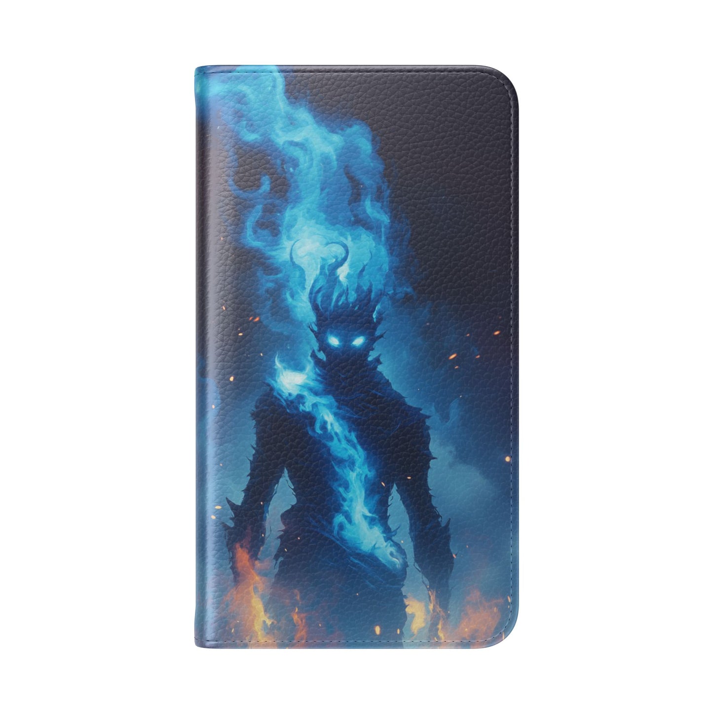 Blue Flame Spirit - Wallet Flip Case