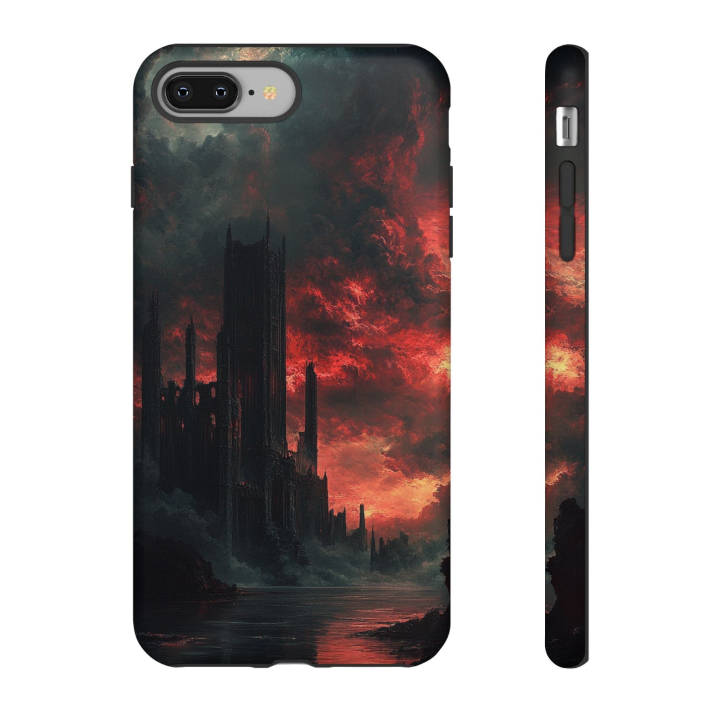 Crimson Dread Citadel – Tough iPhone Case