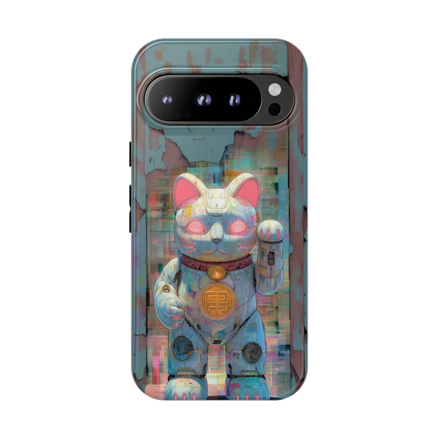 Cyber Lucky Cat - Tough Google Pixel Case