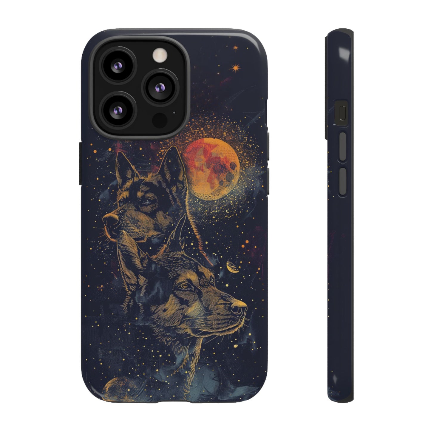 German Shepherd Celestial Phone Case – iPhone, Google Pixel, Samsung Galaxy