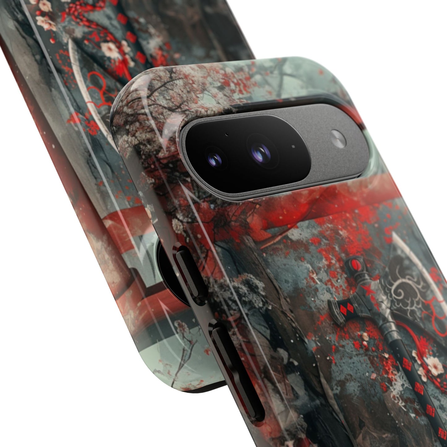 Sakura Warrior Axe - Tough Google Pixel Case