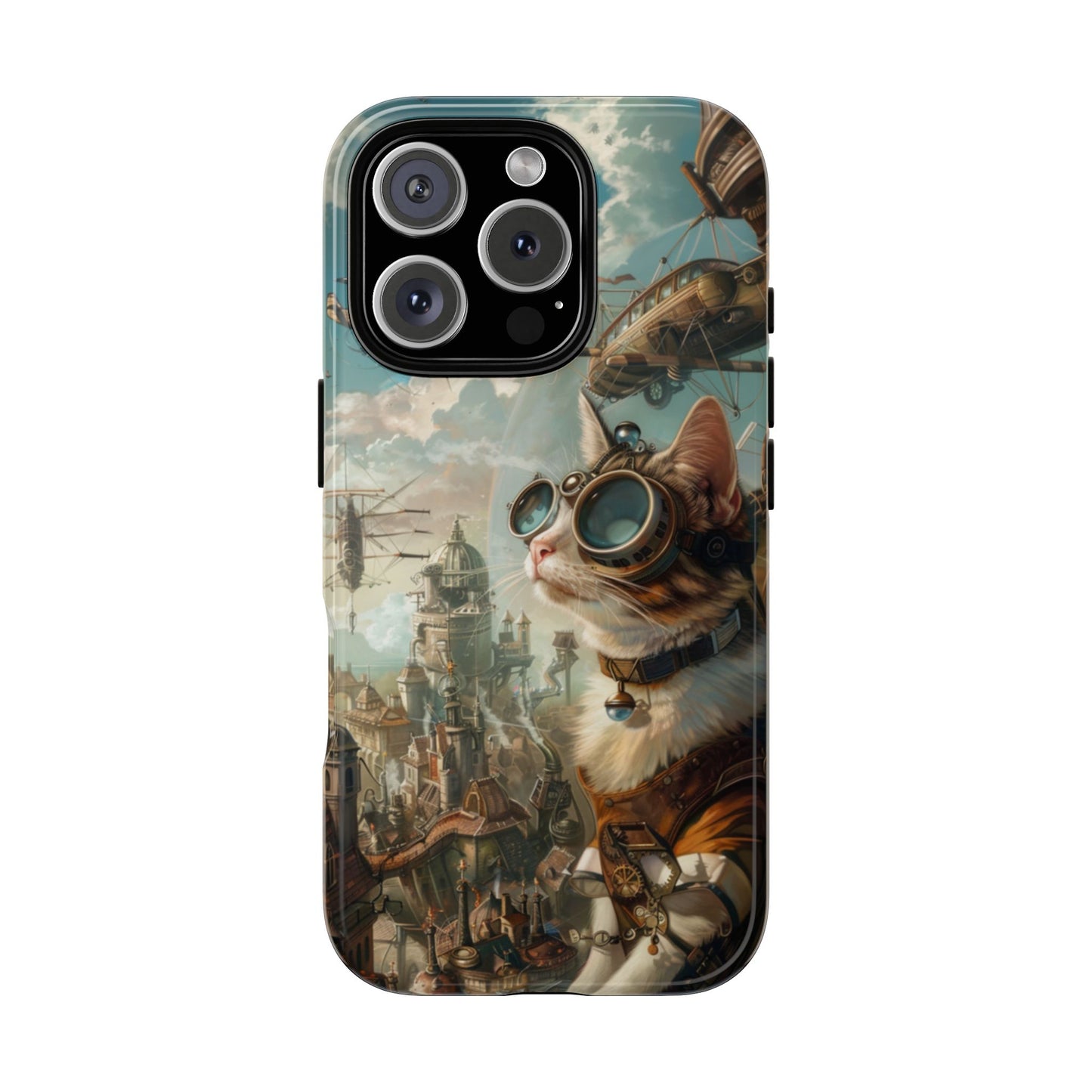 Steampunk Aviator Cat - Tough iPhone Case