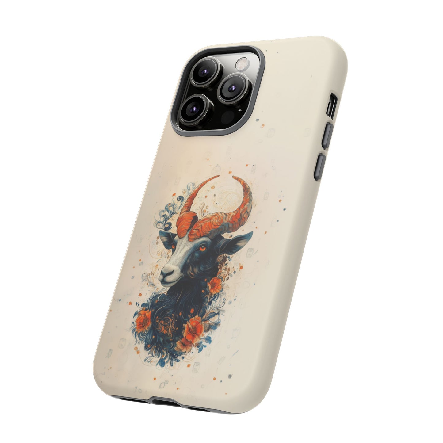 Capricorn Celestial Goat - Tough iPhone Case