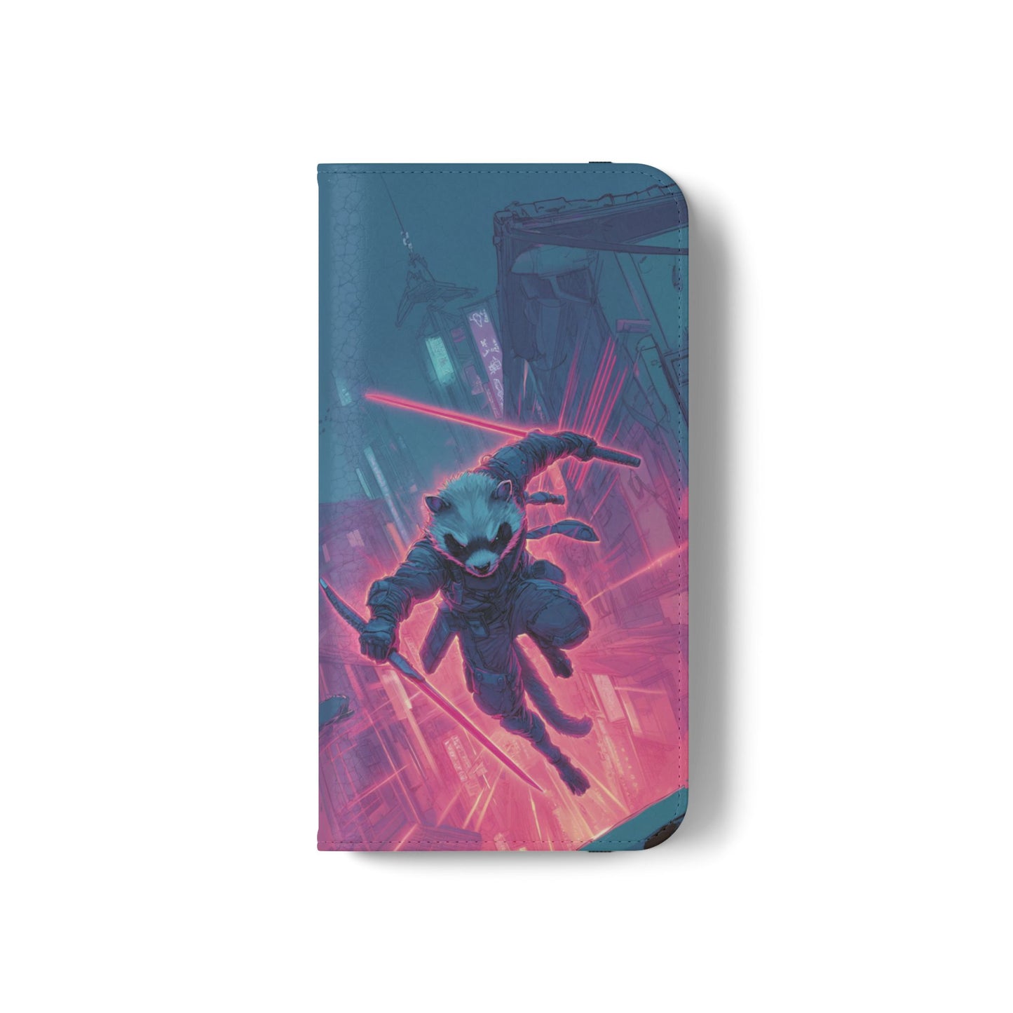 Cyberpunk Ferret - Wallet Flip Case