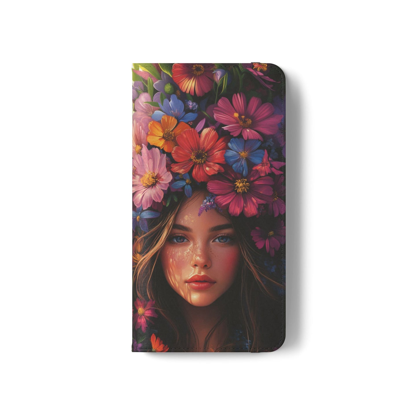 Floral Crown Muse - Wallet Flip Case