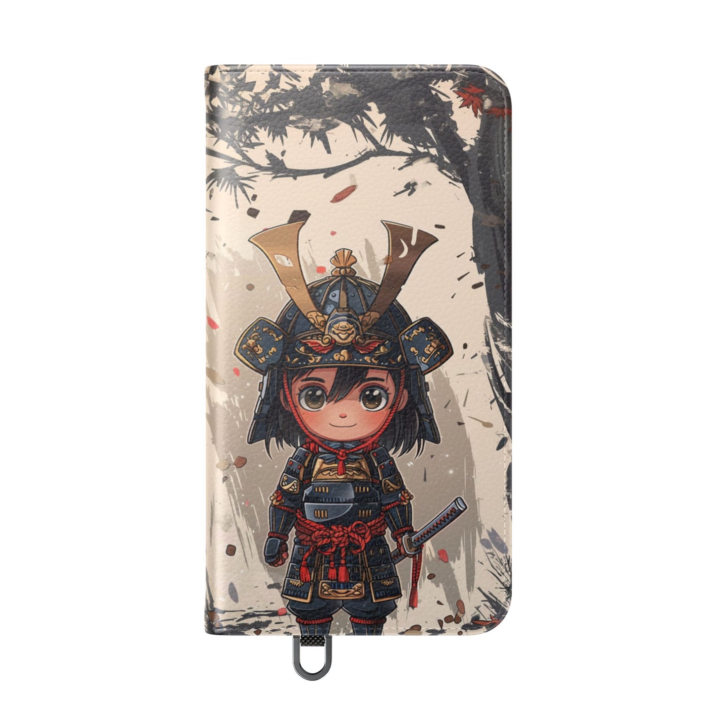 Chibi Samurai - Wallet Flip Case