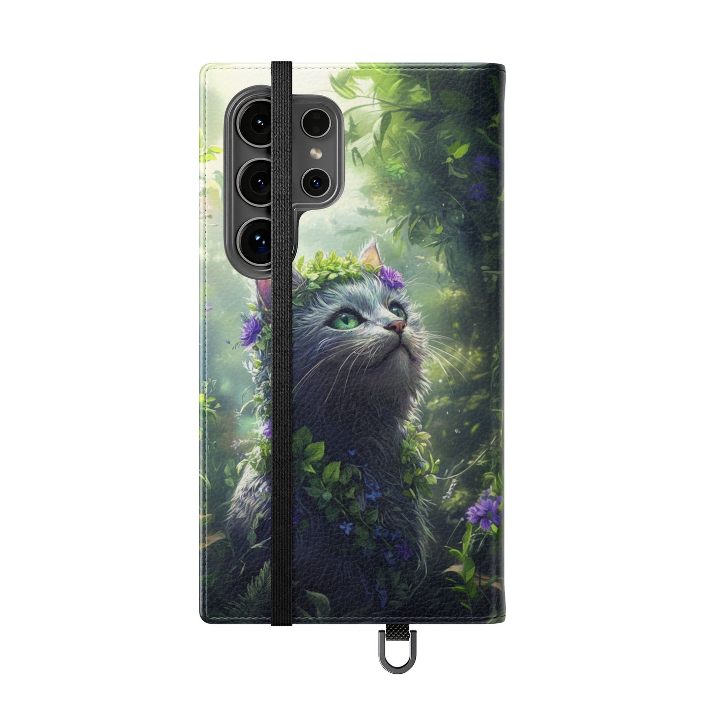 Forest Spirit Cat - Wallet Flip Case
