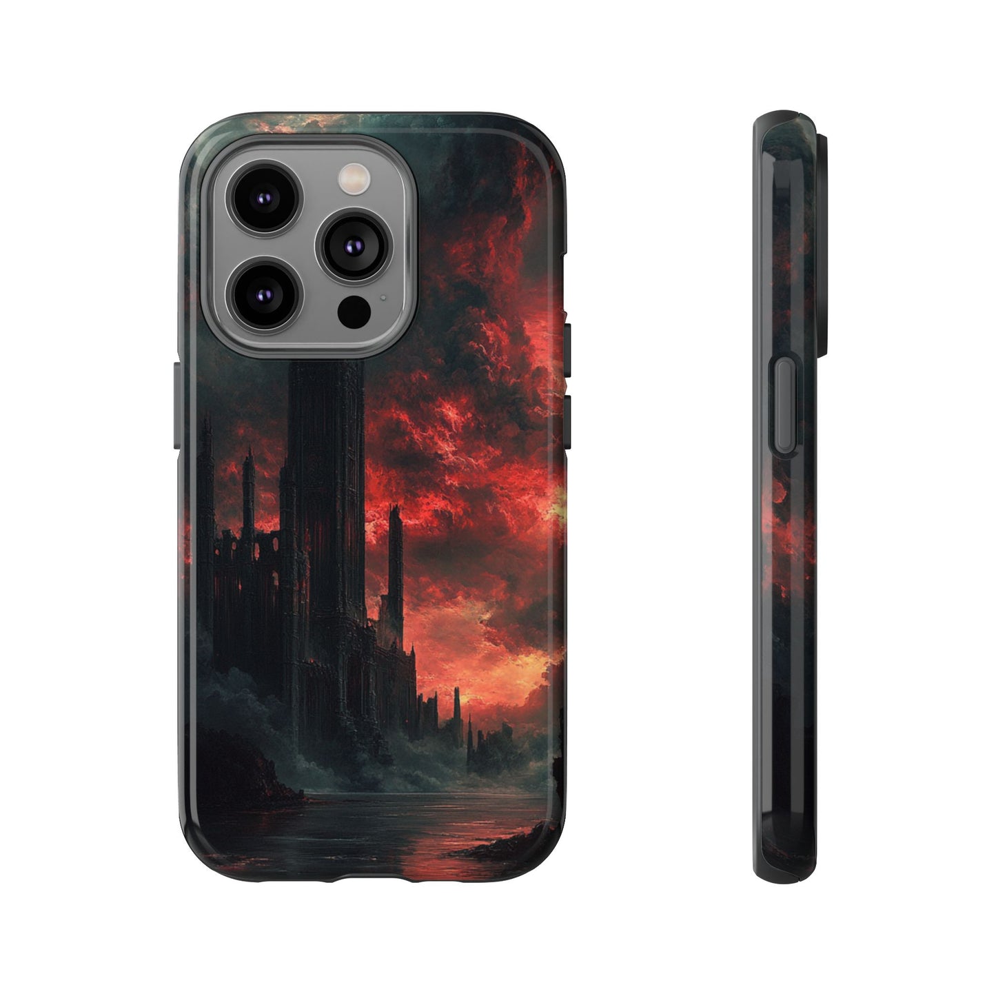 Crimson Dread Citadel – Tough iPhone Case