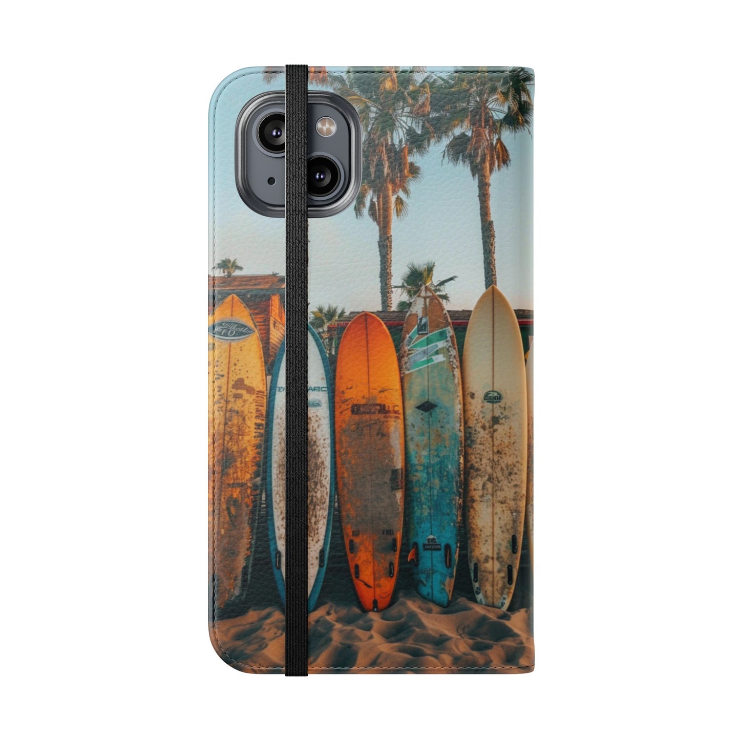Beach Surfboards - Wallet Flip Case