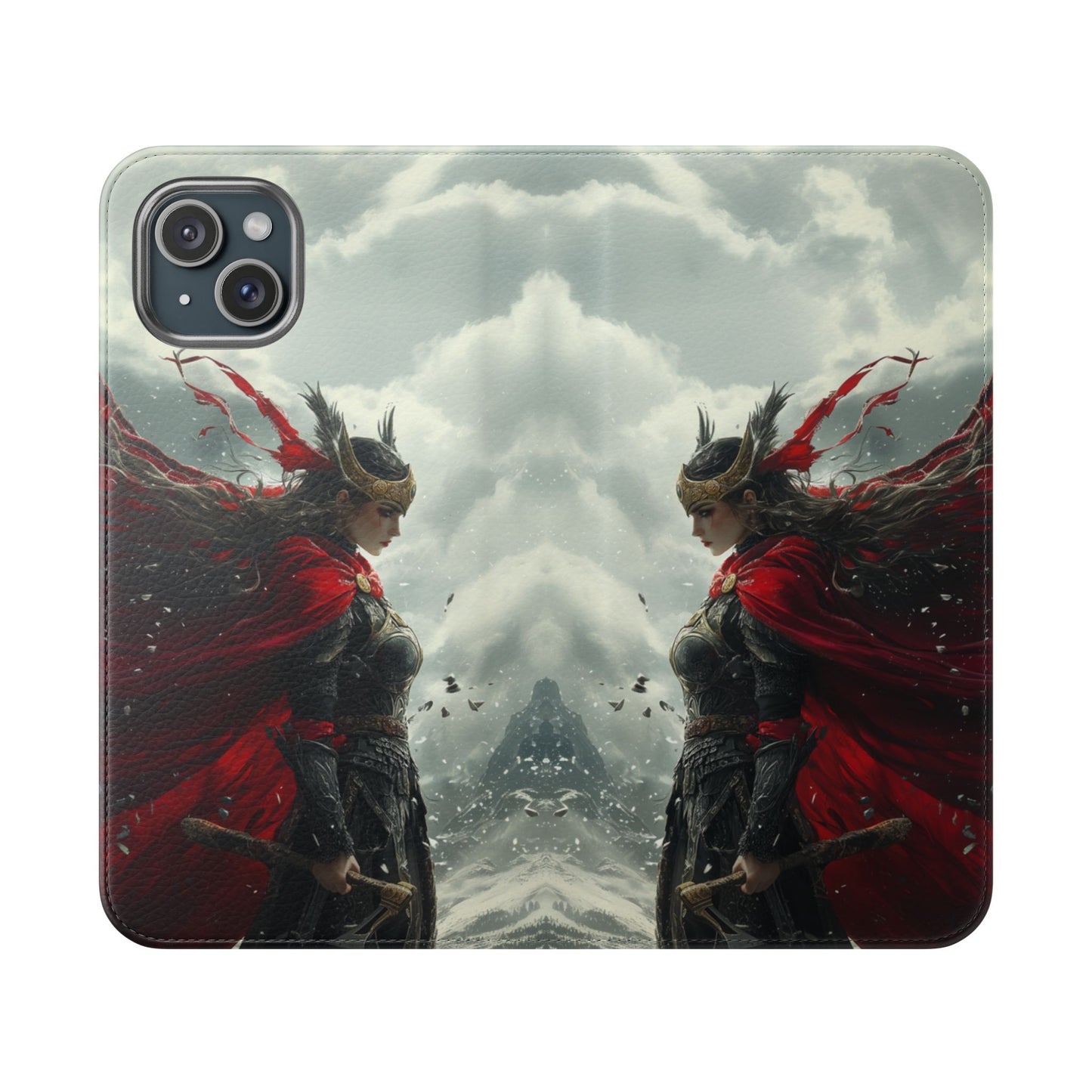 Freya Crimson Valkyrie - Wallet Flip Case