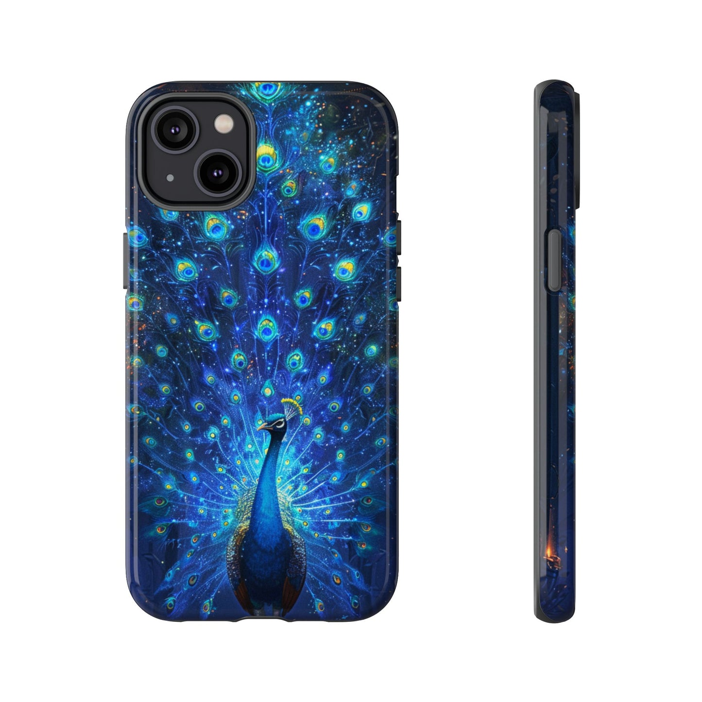 Starlit Peacock Majesty – Tough iPhone Case