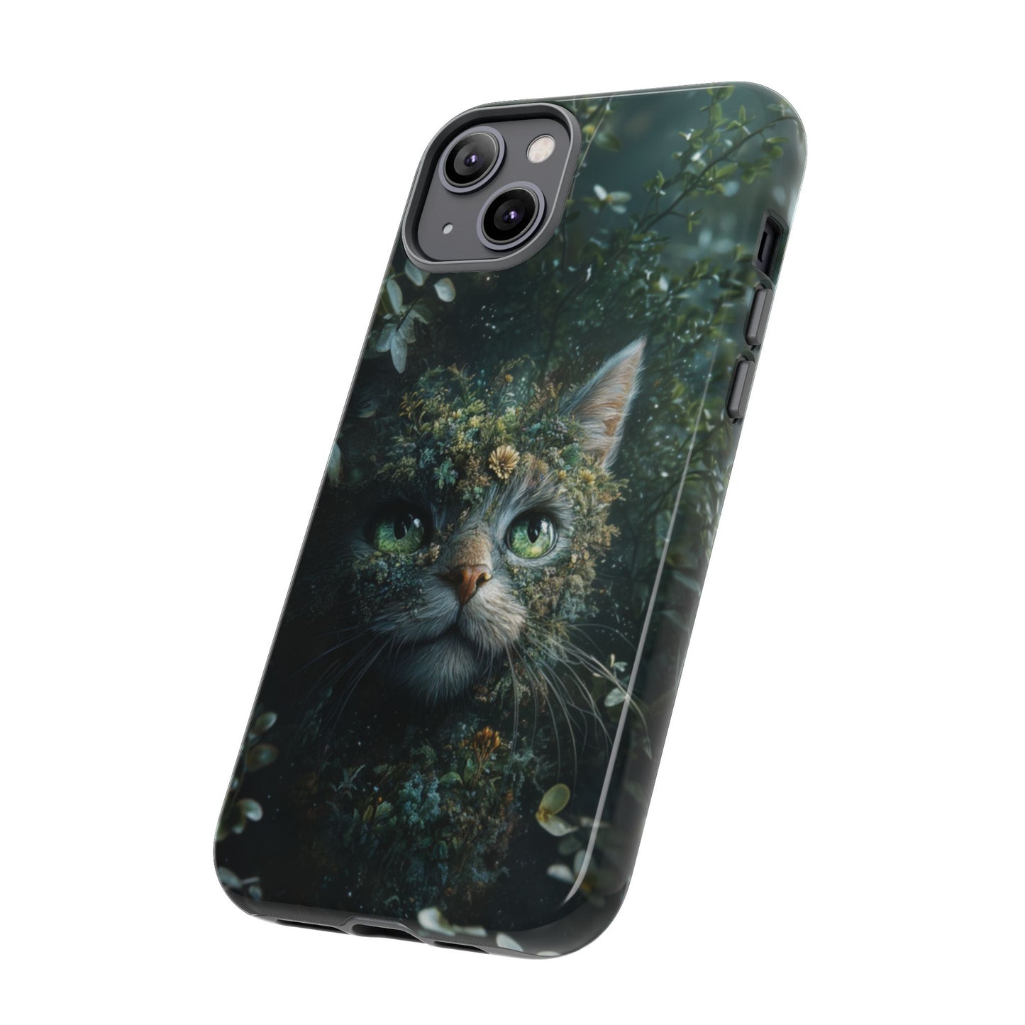 Forest Fantasy Cat Phone Case – iPhone, Google Pixel, Samsung Galaxy