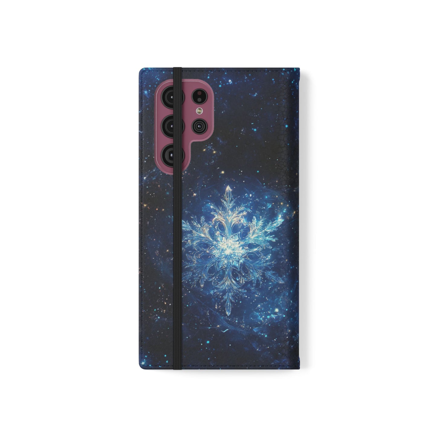 Cosmic Snowflake - Wallet Flip Case
