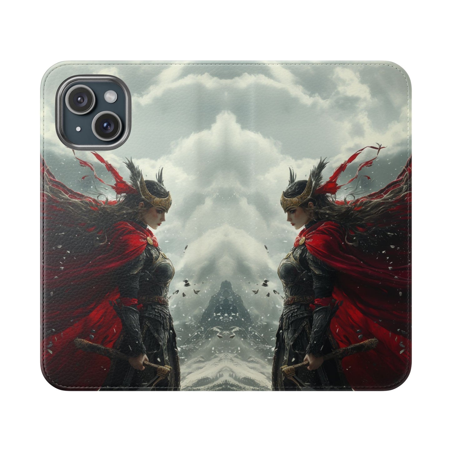 Freya Crimson Valkyrie - Wallet Flip Case