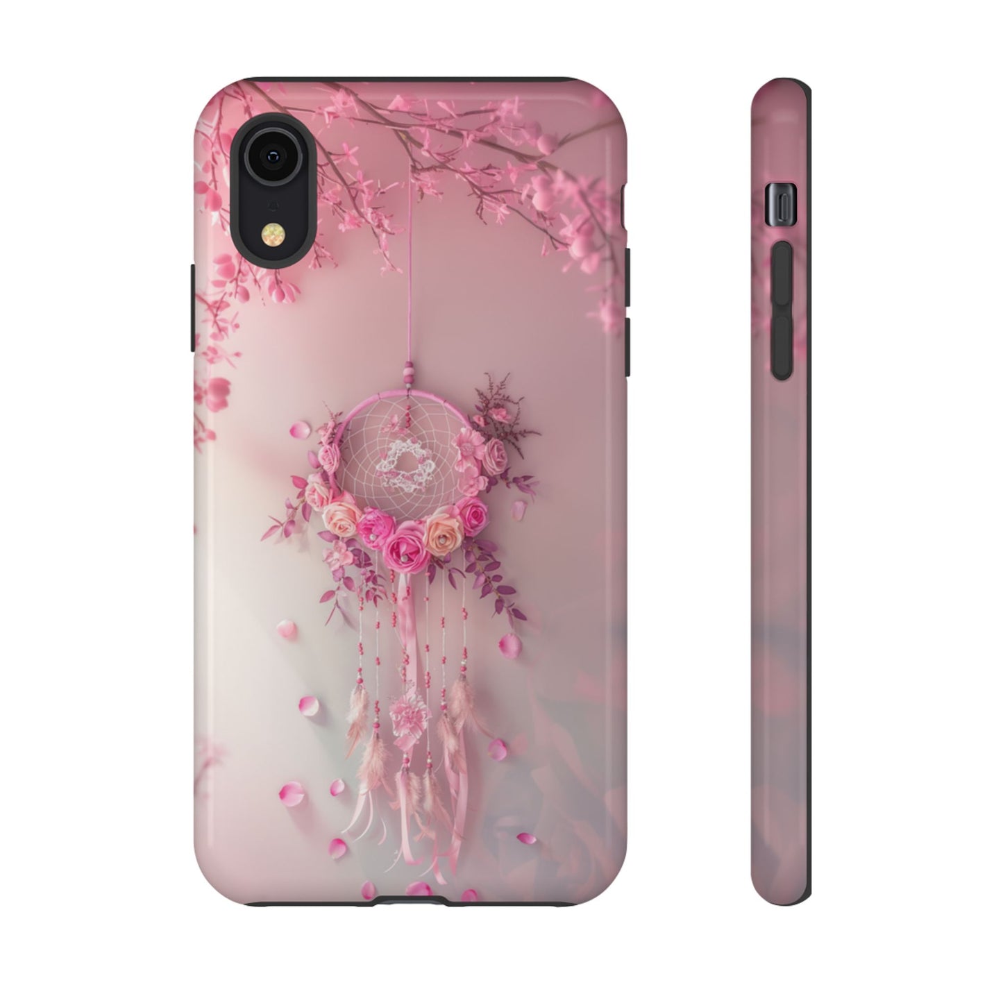 Pink Rose Dreamcatcher - Tough iPhone Case