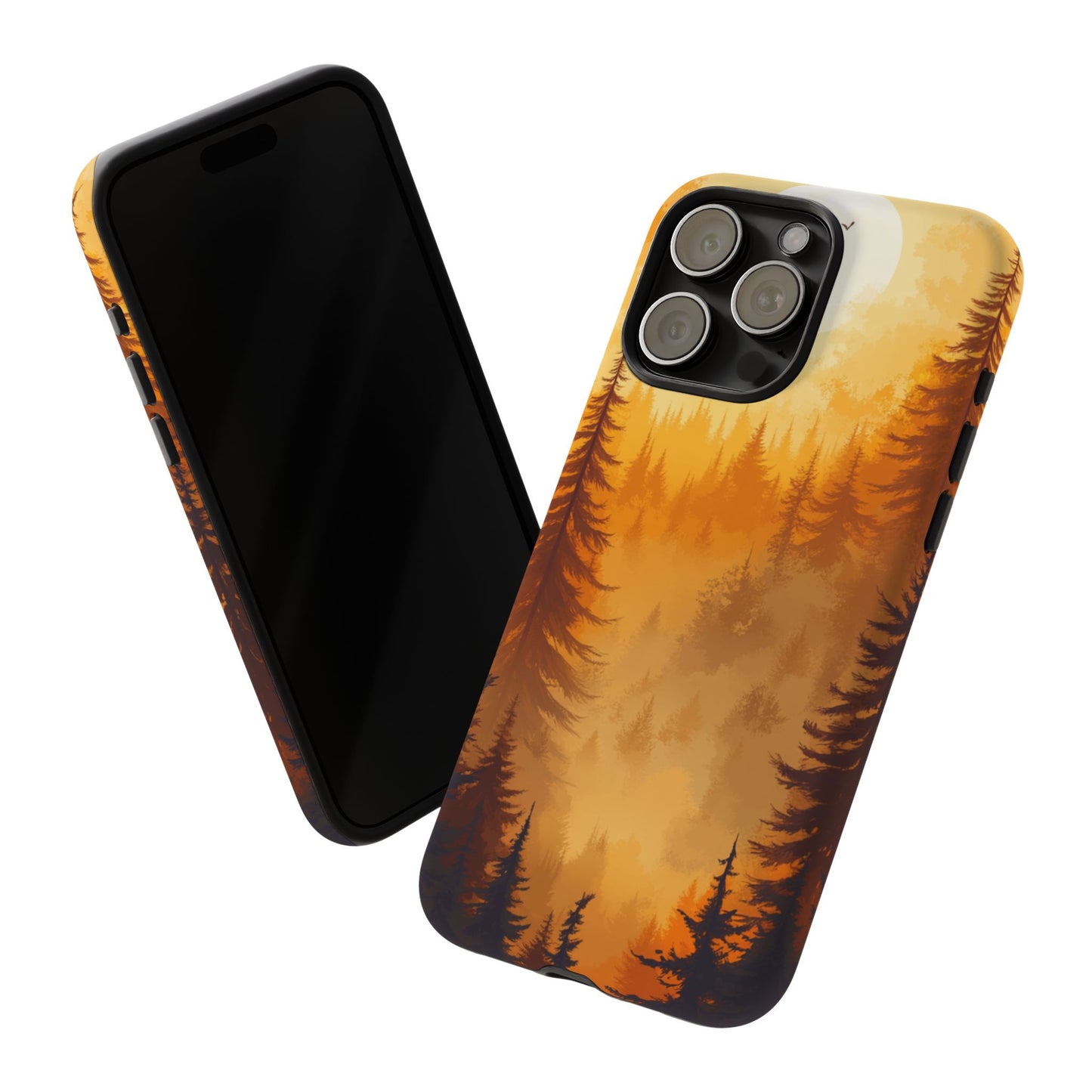 Golden Sunset Forest Phone Case - iPhone, Google Pixel, Samsung Galaxy