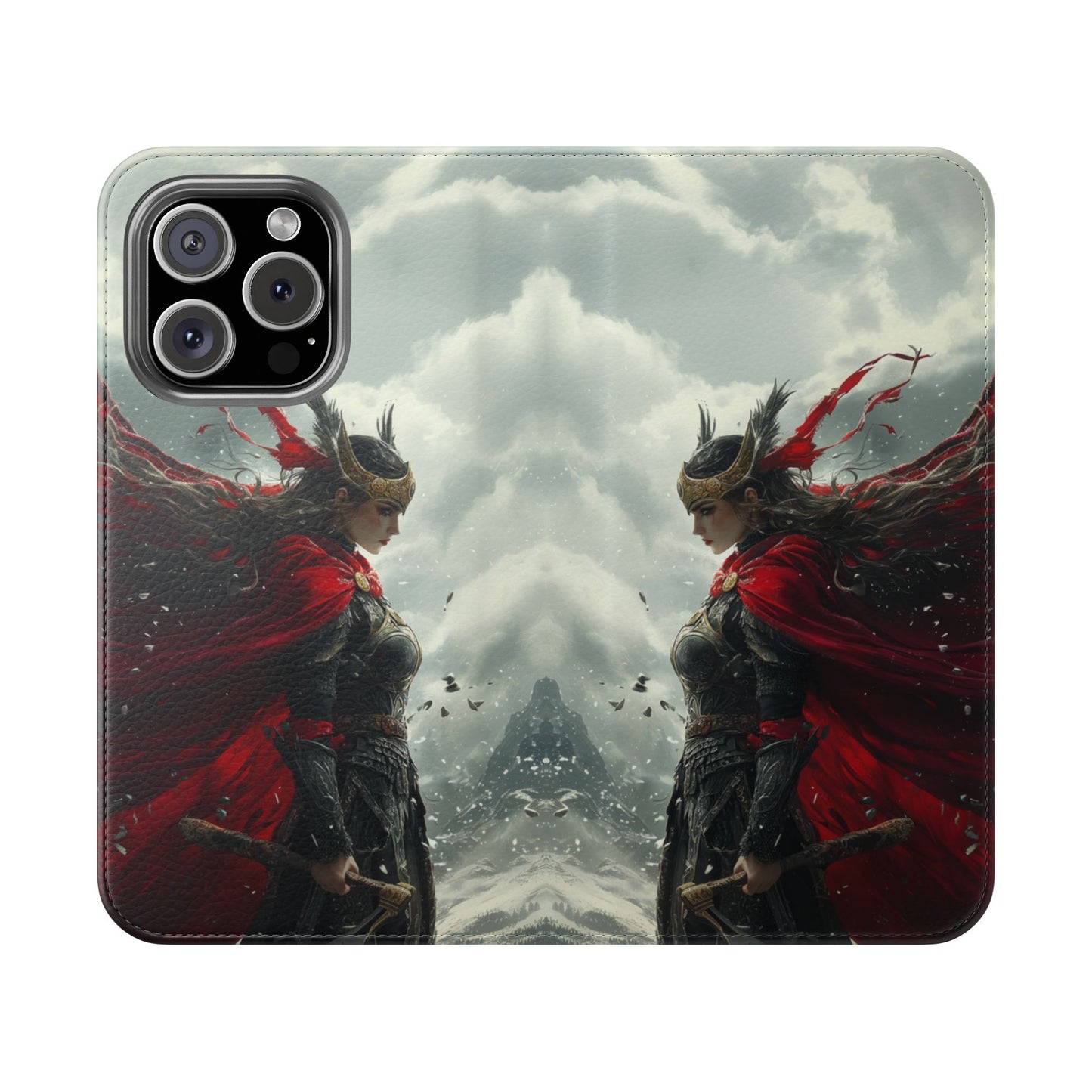 Freya Crimson Valkyrie - Wallet Flip Case