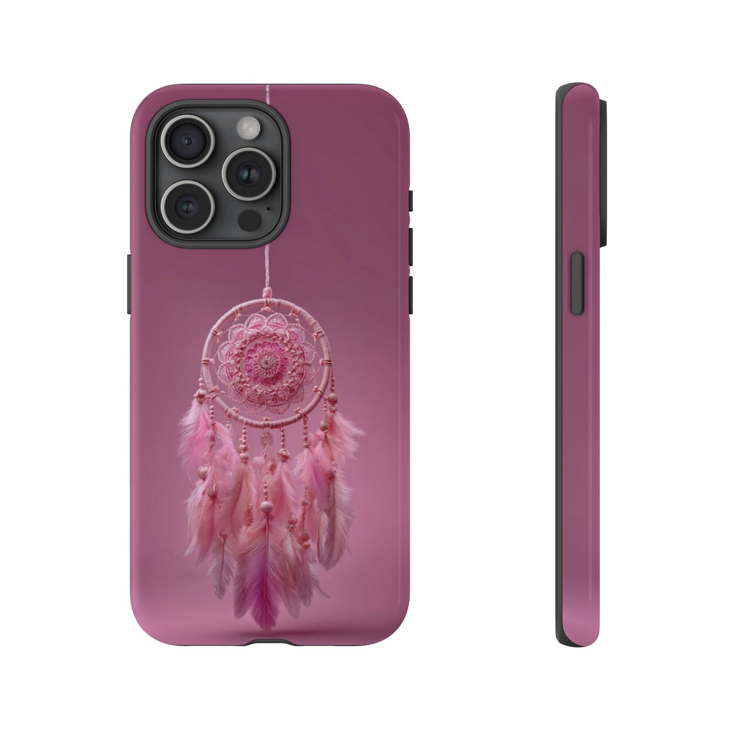 Pink Lace Dreamcatcher - Tough iPhone Case