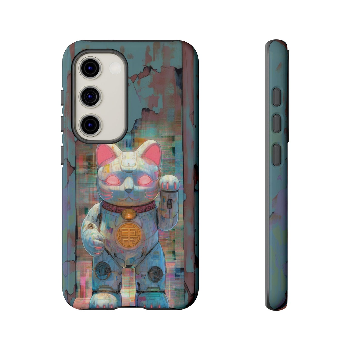 Cyber Lucky Cat - Tough Samsung Galaxy Case