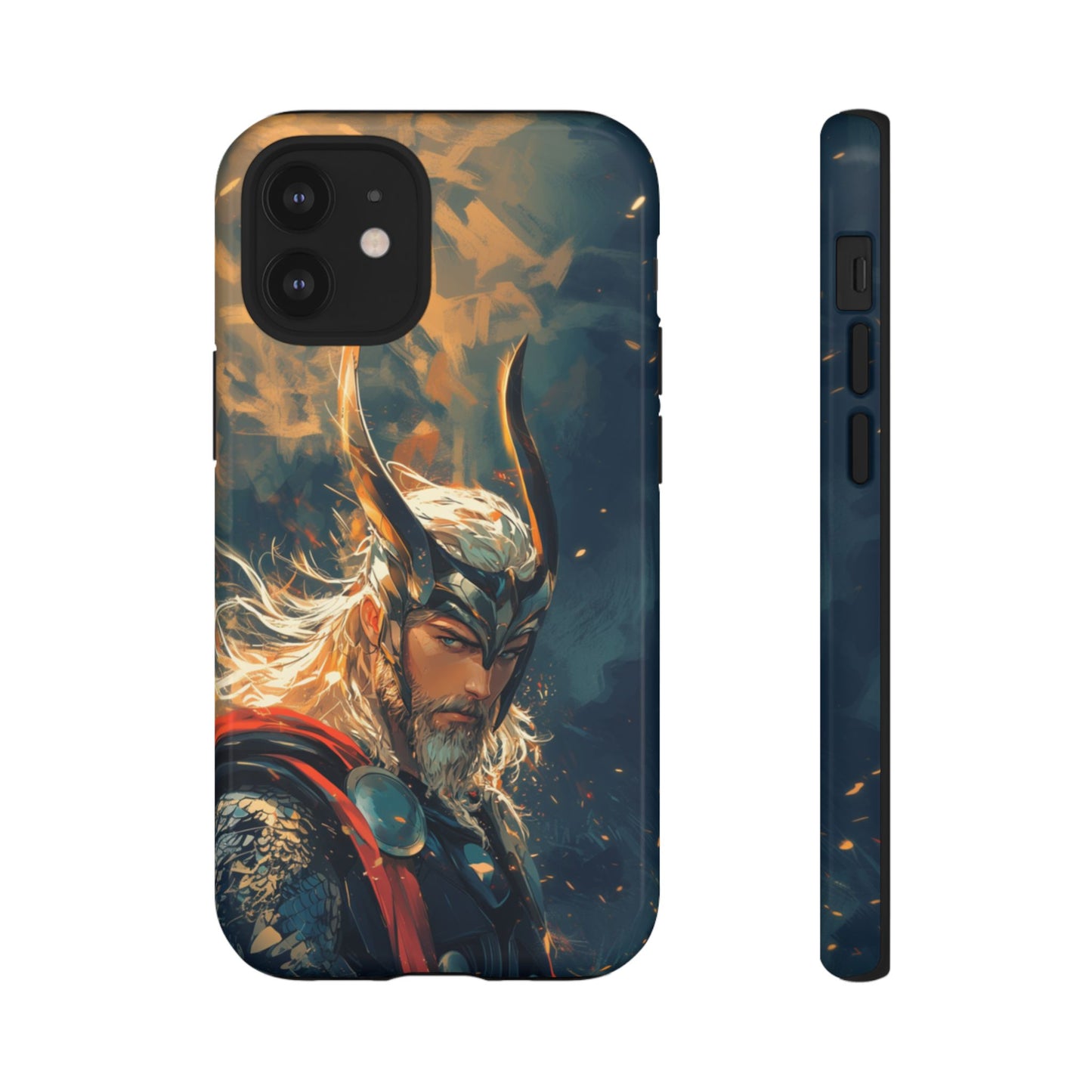 Storm-Bringer: Epic Thor Anime-Style Phone Case - iPhone, Google Pixel, Samsung