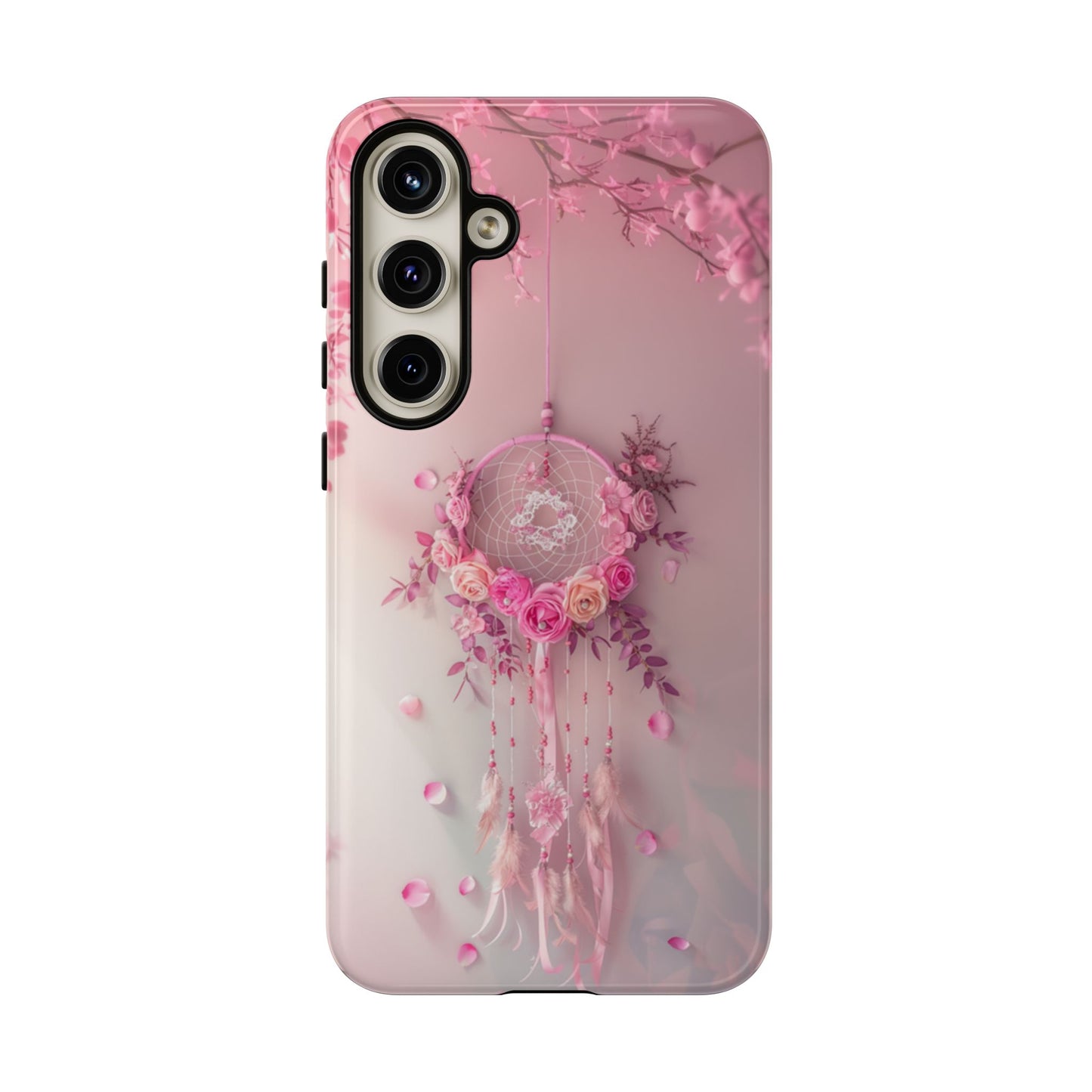 Pink Rose Dreamcatcher - Tough Samsung Galaxy Case
