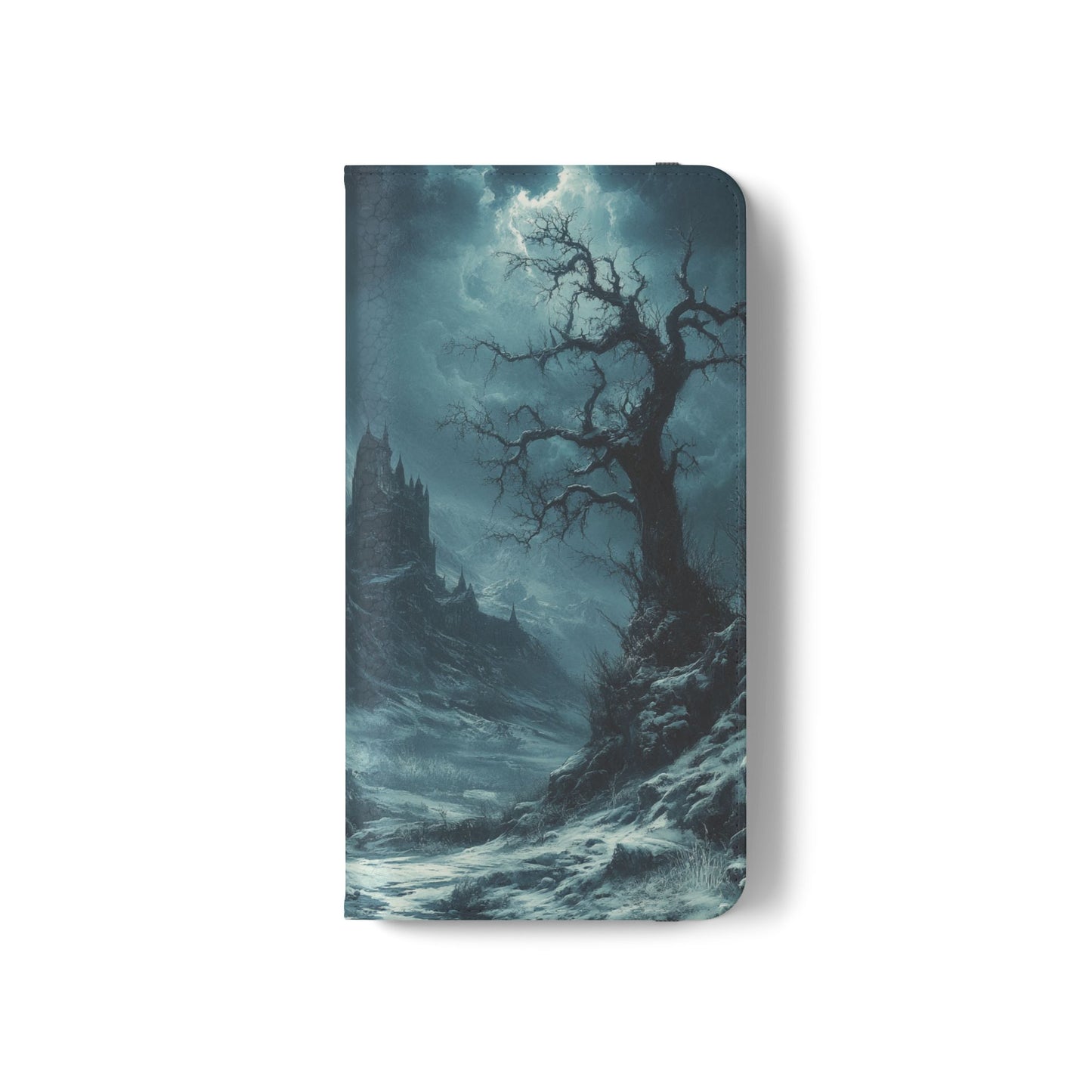 Stormy Castle - Wallet Flip Case