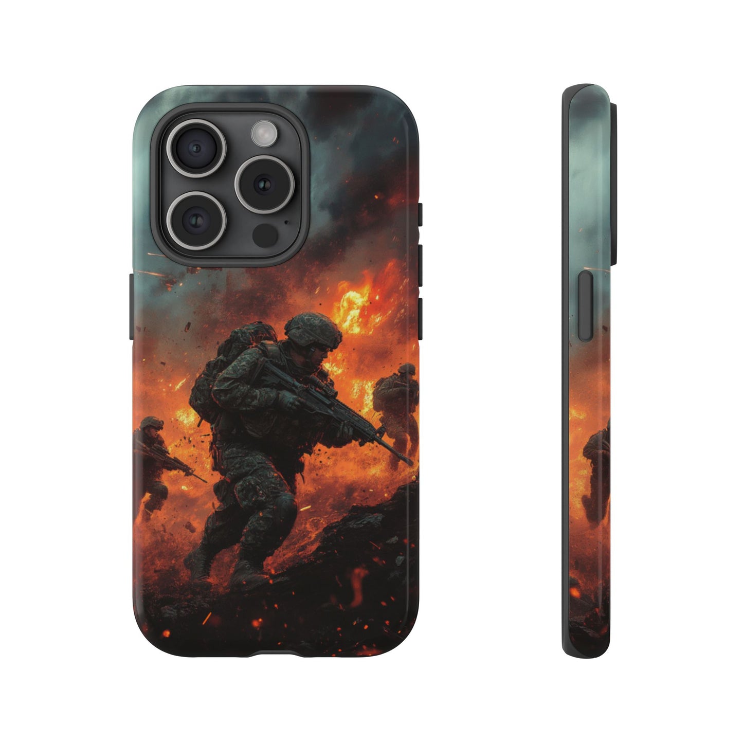 Epic Battlefield Soldier Phone Case - iPhone, Google Pixel, Samsung Galaxy