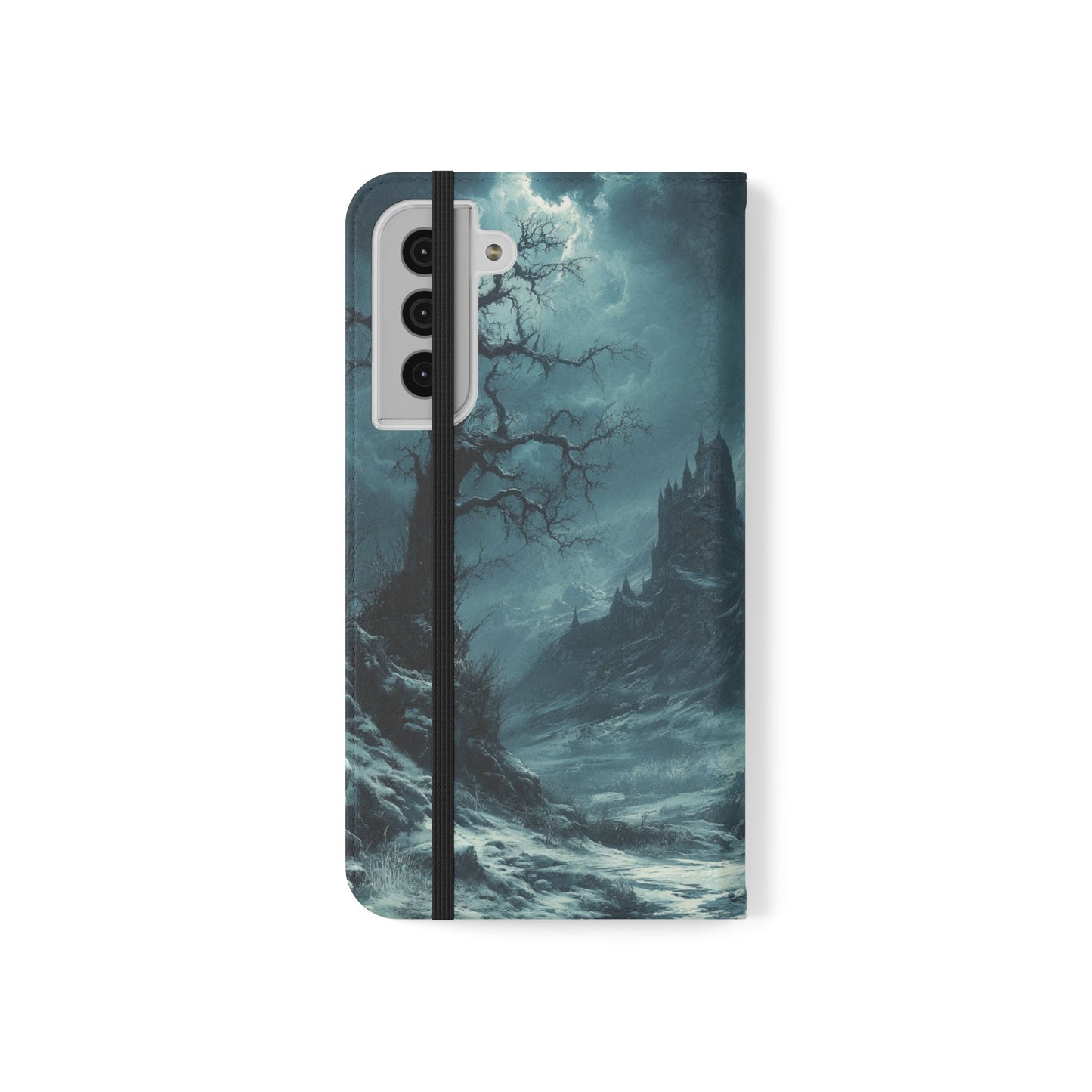 Stormy Castle - Wallet Flip Case
