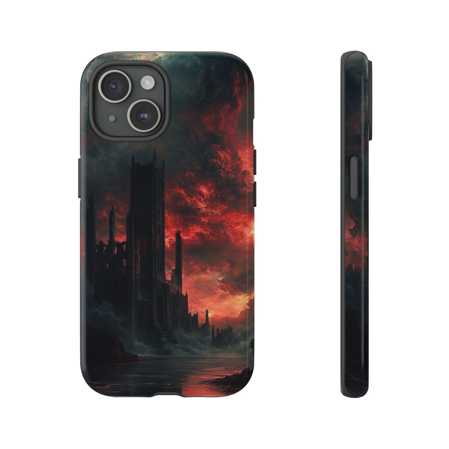 Crimson Dread Citadel – Tough iPhone Case