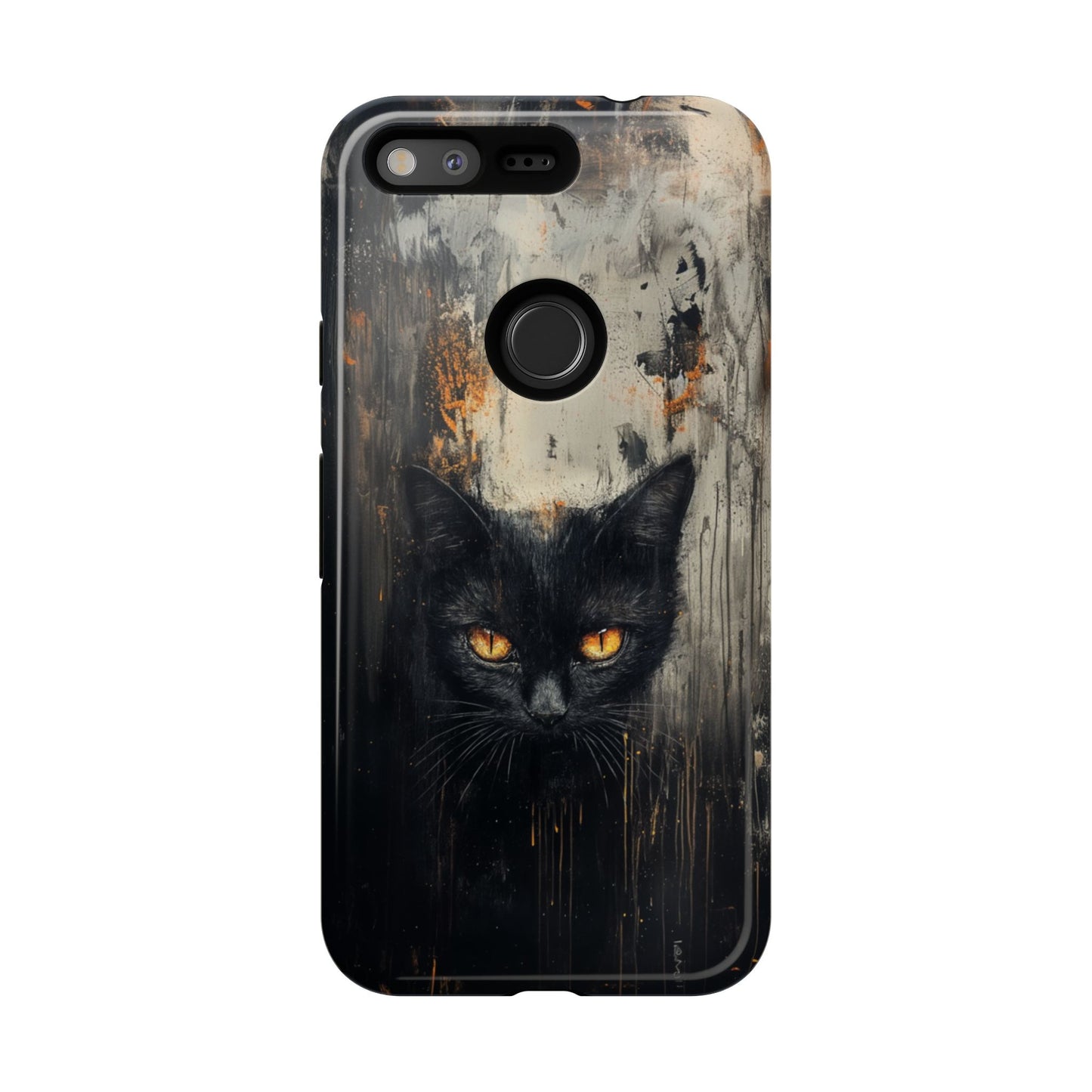 Black Cat Shadow Gaze - Tough Google Pixel Case
