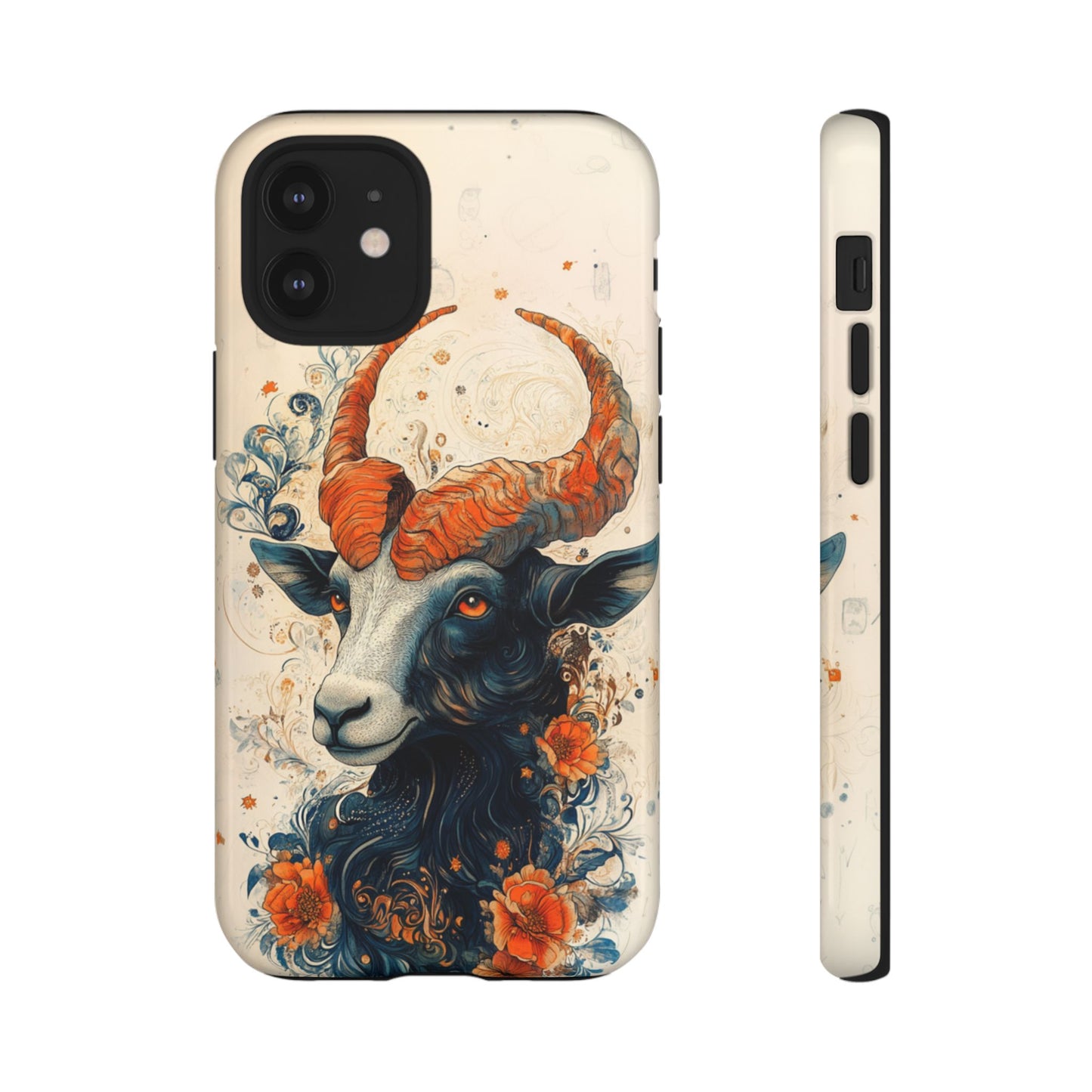 Capricorn Zodiac Artistic Floral Phone Case – iPhone, Google Pixel, Samsung Galaxy