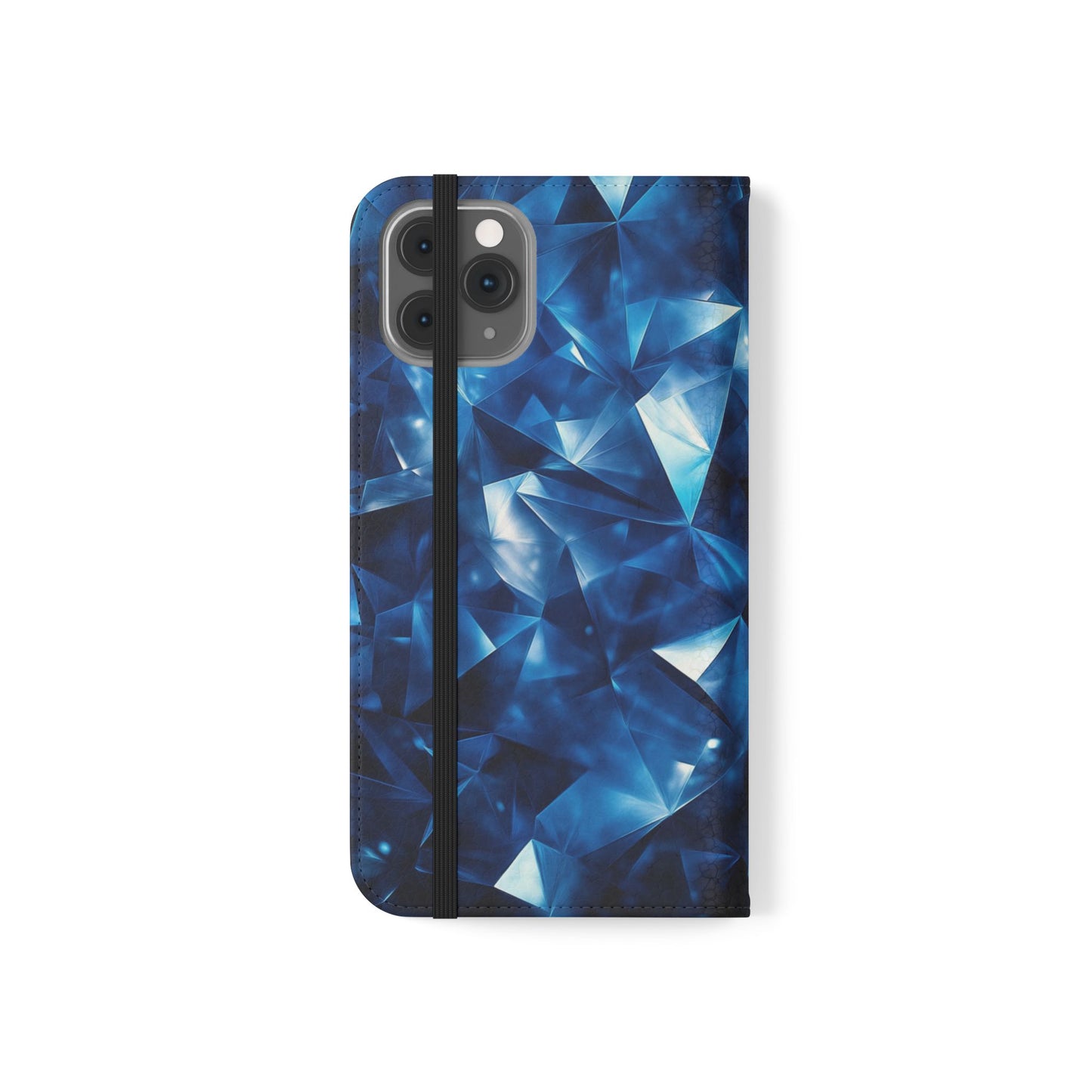 Sapphire Crystal Shards - Wallet Flip Case