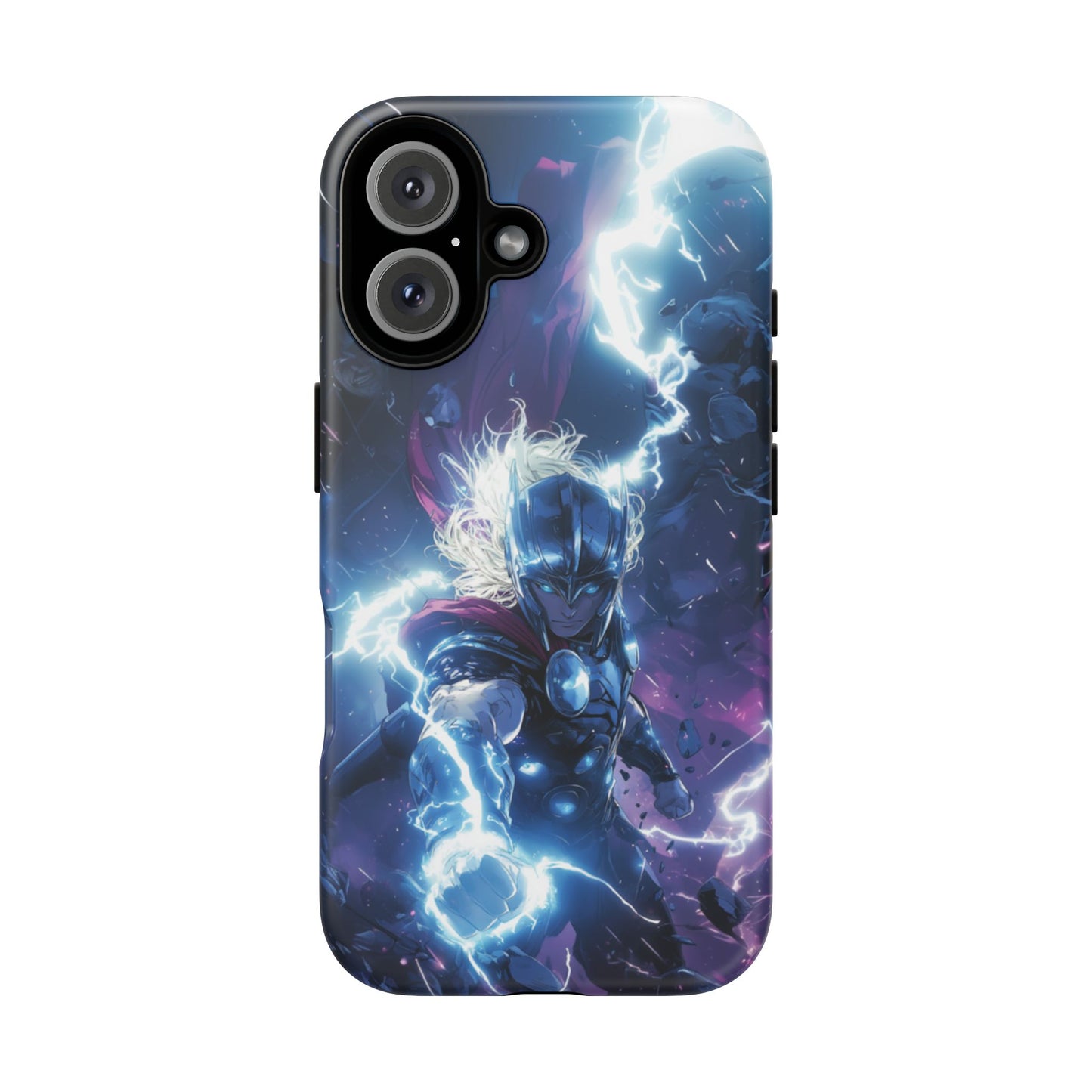 Lightning Fury: Thor Anime Action Phone Case - iPhone, Google Pixel, Samsung