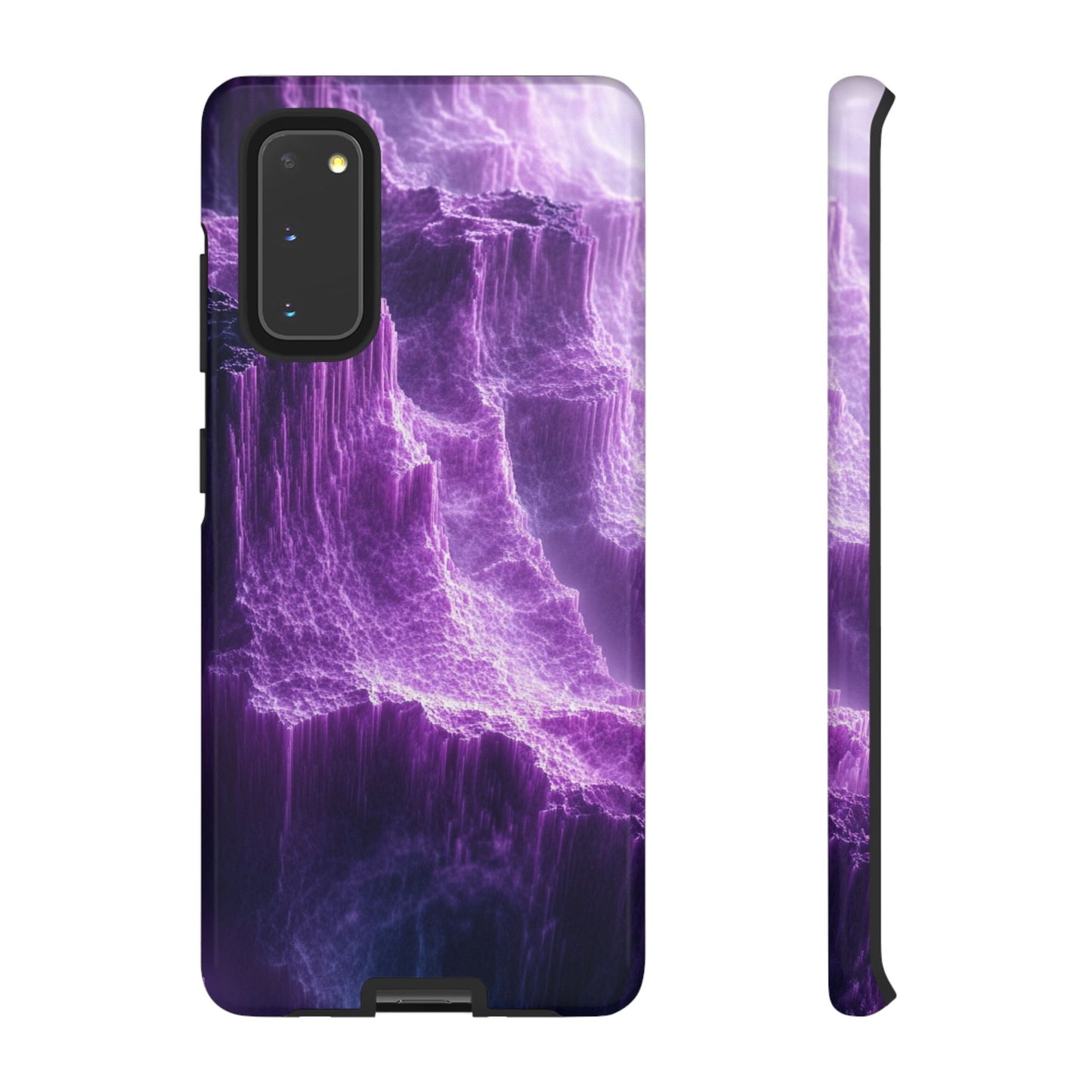 Purple Crystal Canyon - Tough Samsung Galaxy Case
