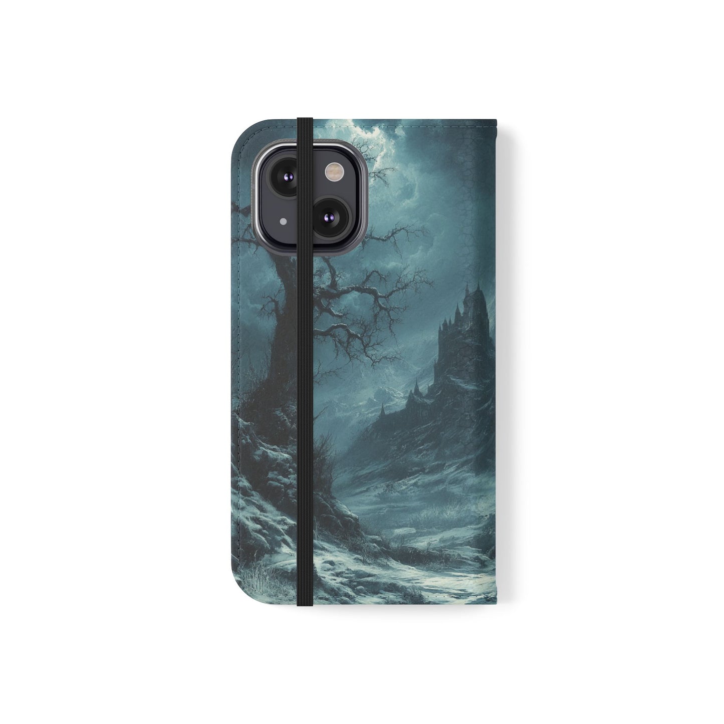 Stormy Castle - Wallet Flip Case