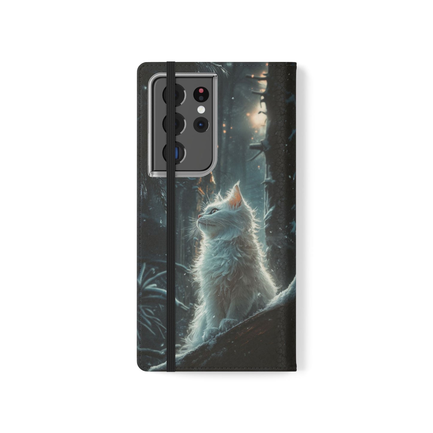 Winter Spirit Cat - Wallet Flip Case